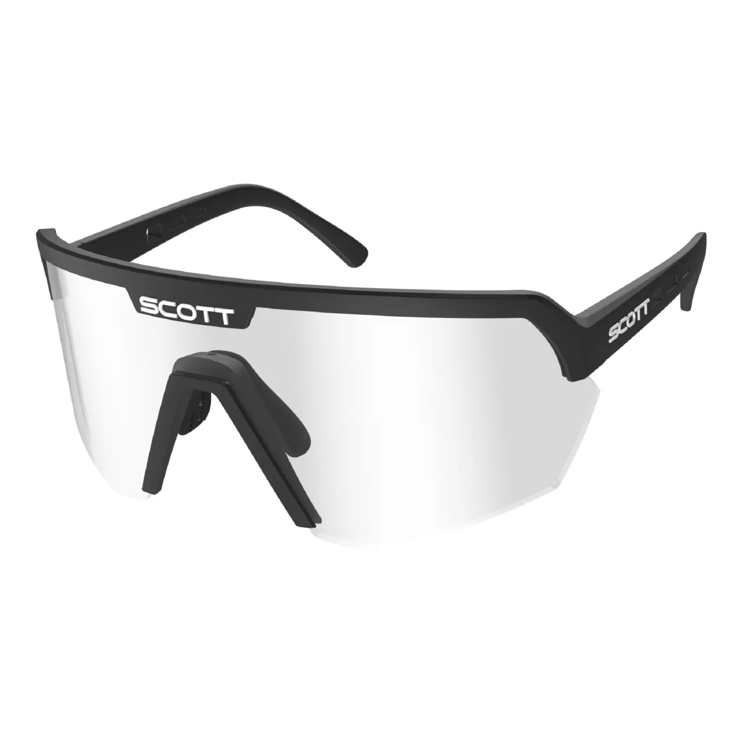 black / clear s0 - Scott Sunglasses Sport Shield