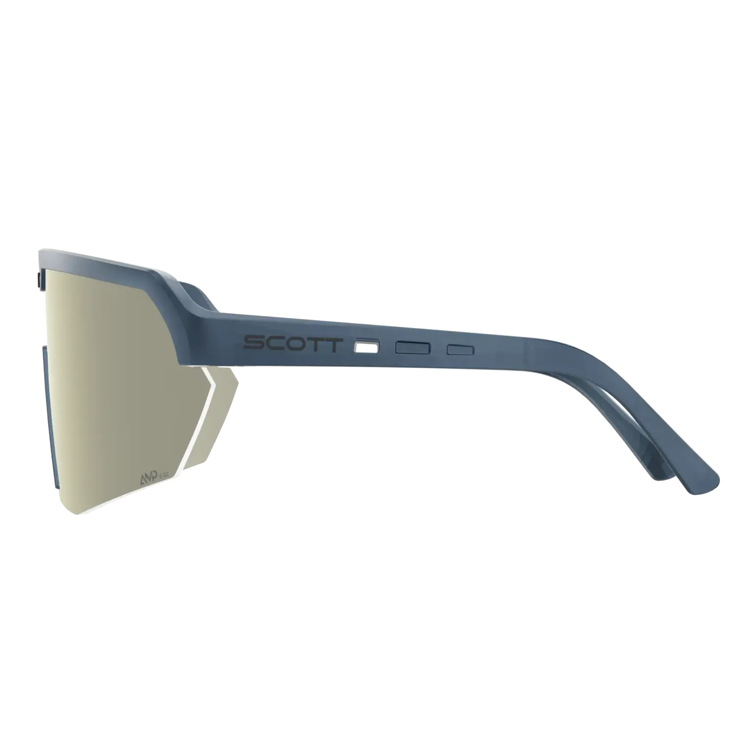 metallic blue / amp white chrome s2 - Scott Sunglasses Sport Shield