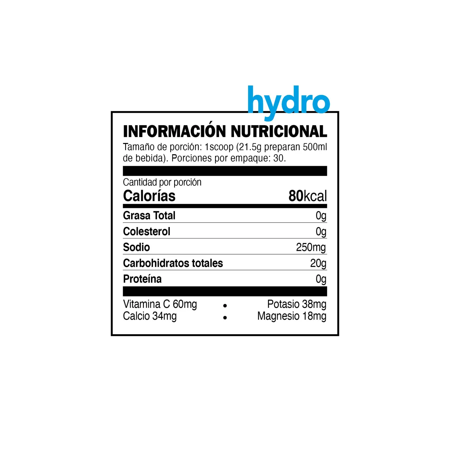 - Gopak Nutrition Hydro x 645g (30 tomas)