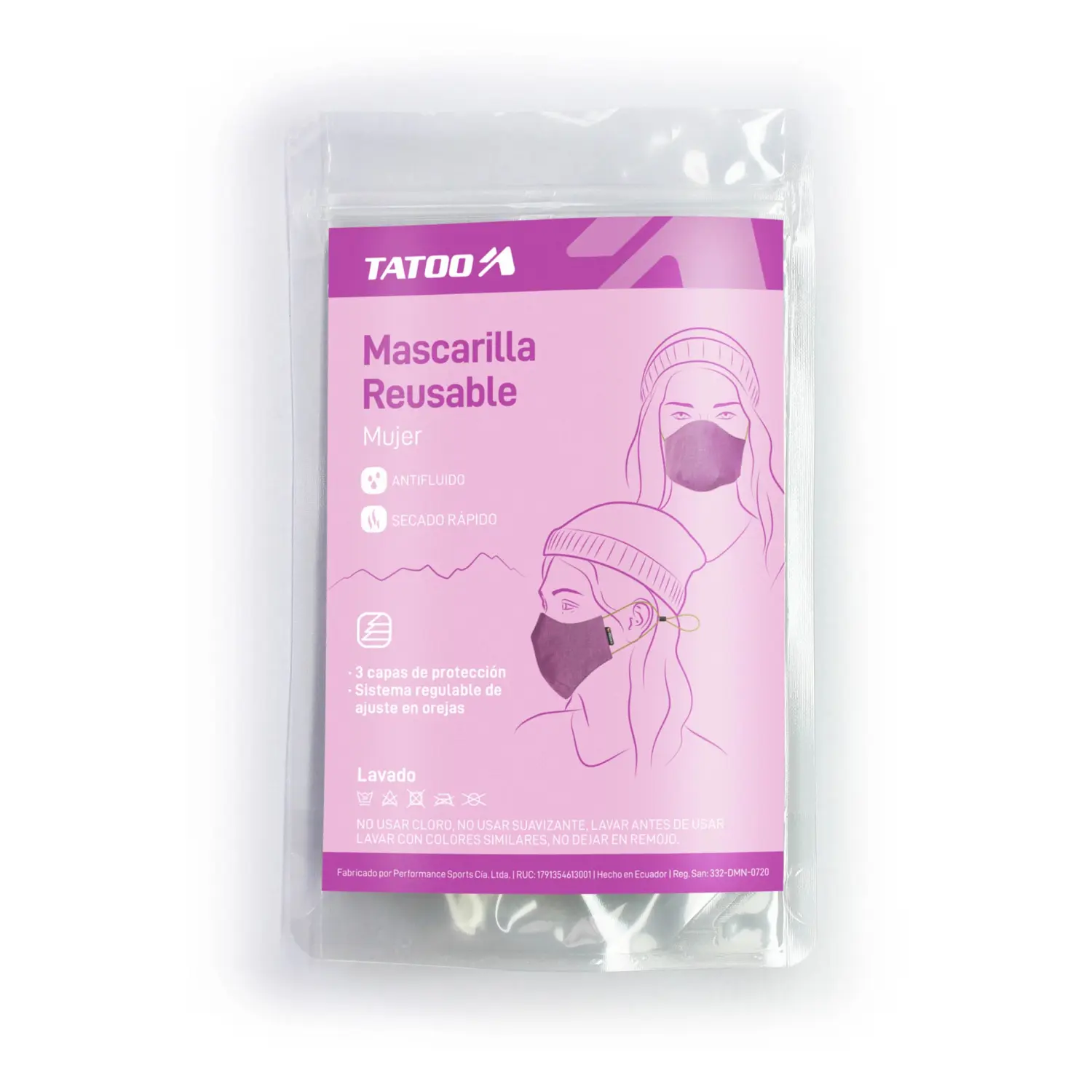  - Tatoo Mascarilla Pinza Barril Mujer