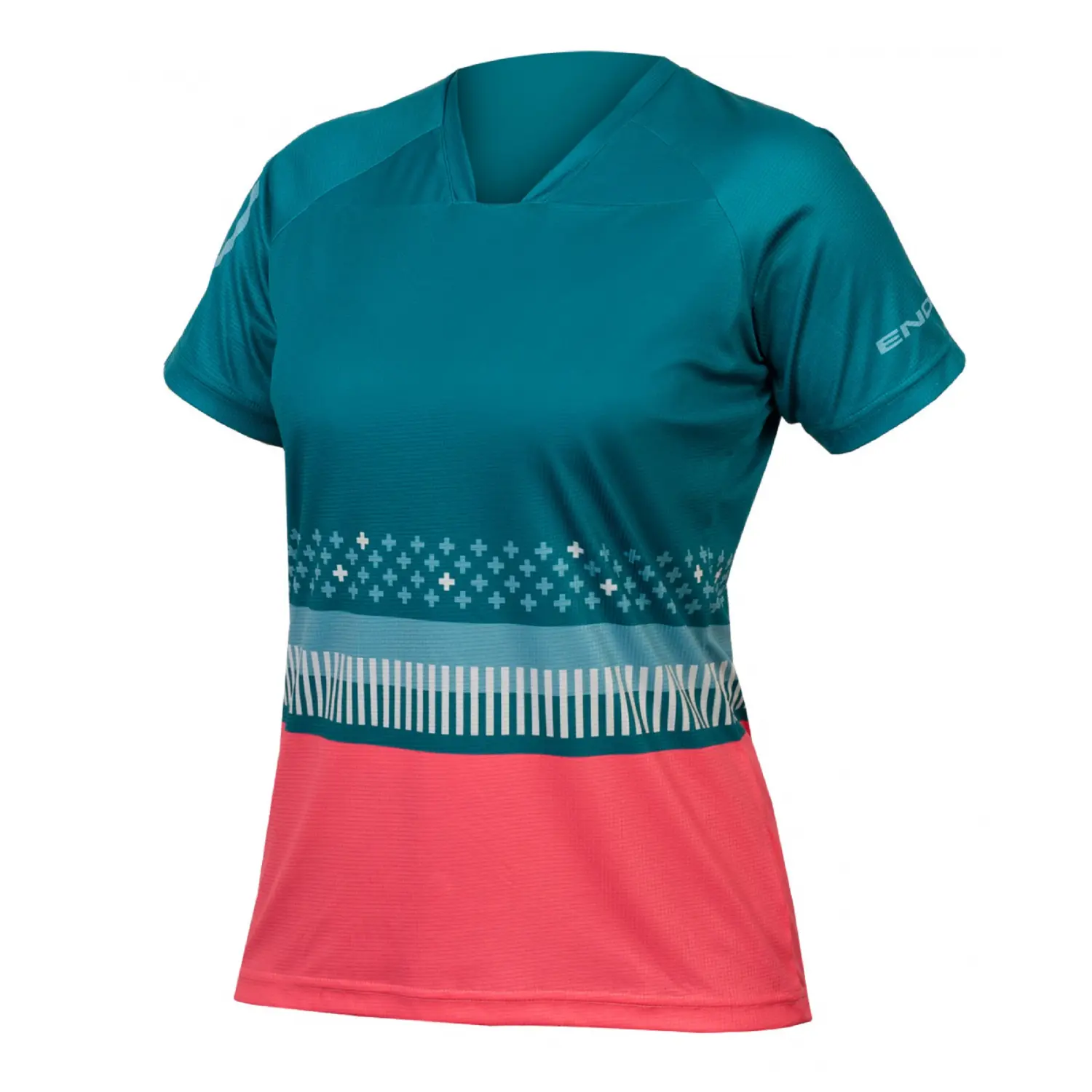 spruce green - Endura Women's SingleTrack Print T