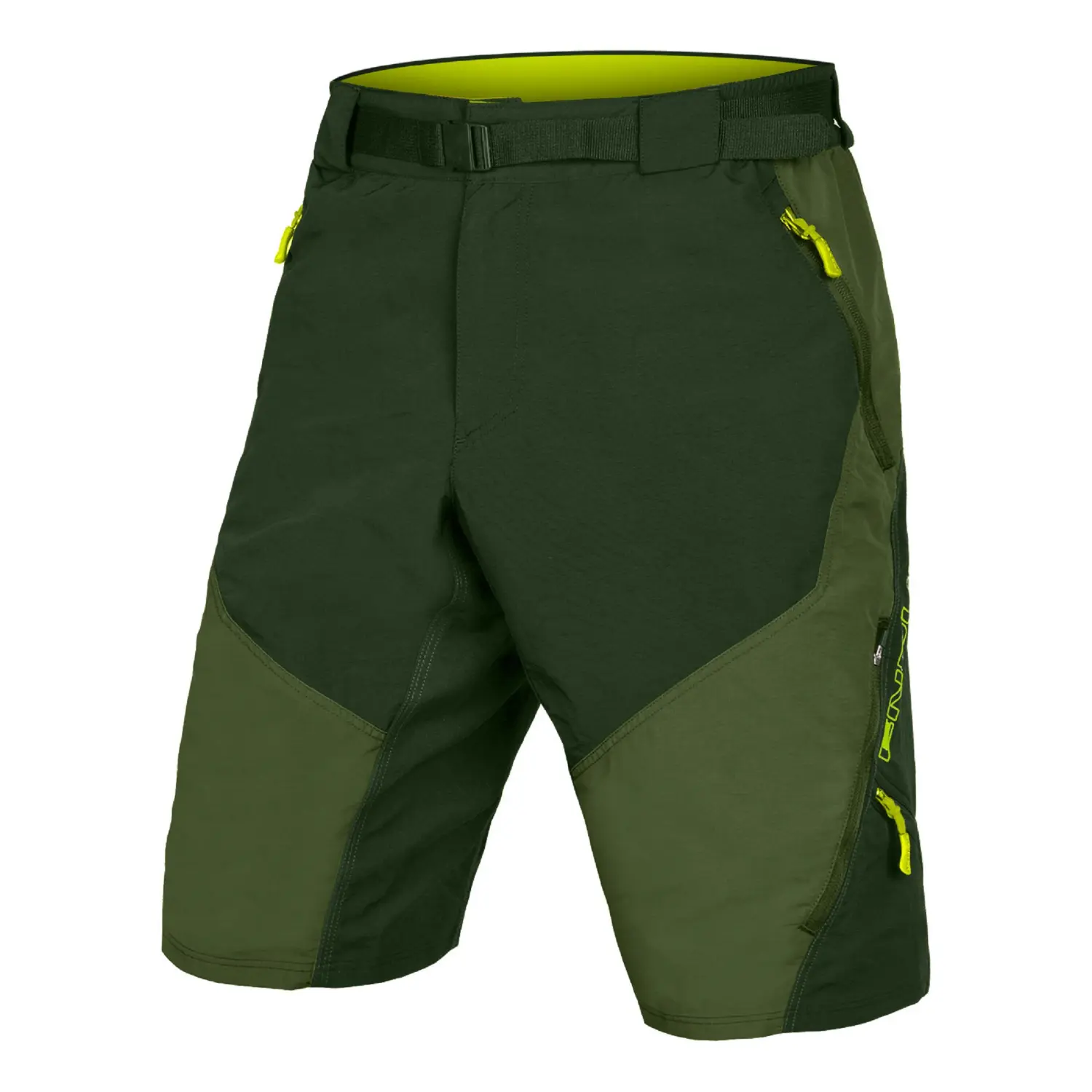 olive green - Endura Hummvee Short II with liner