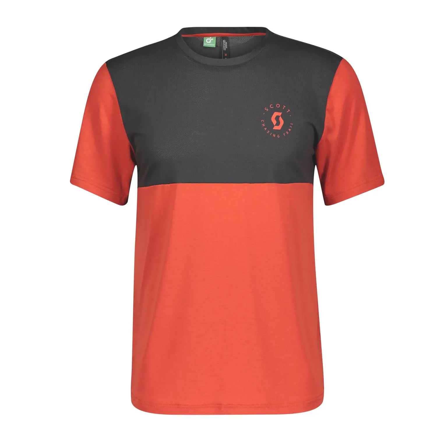 fiery red/dark grey - Scott Shirt M's Trail Flow DRI s/sl