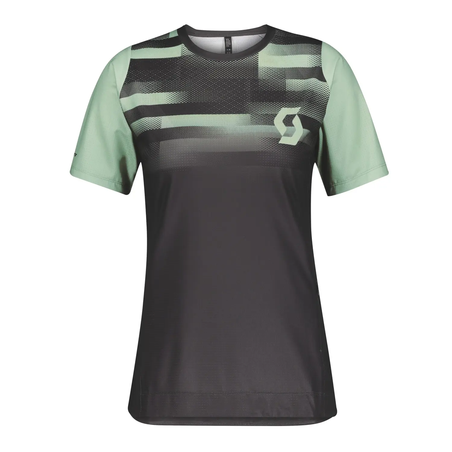 dark grey/pistachio green - Scott Shirt W's Trail Vertic Pro s/sl