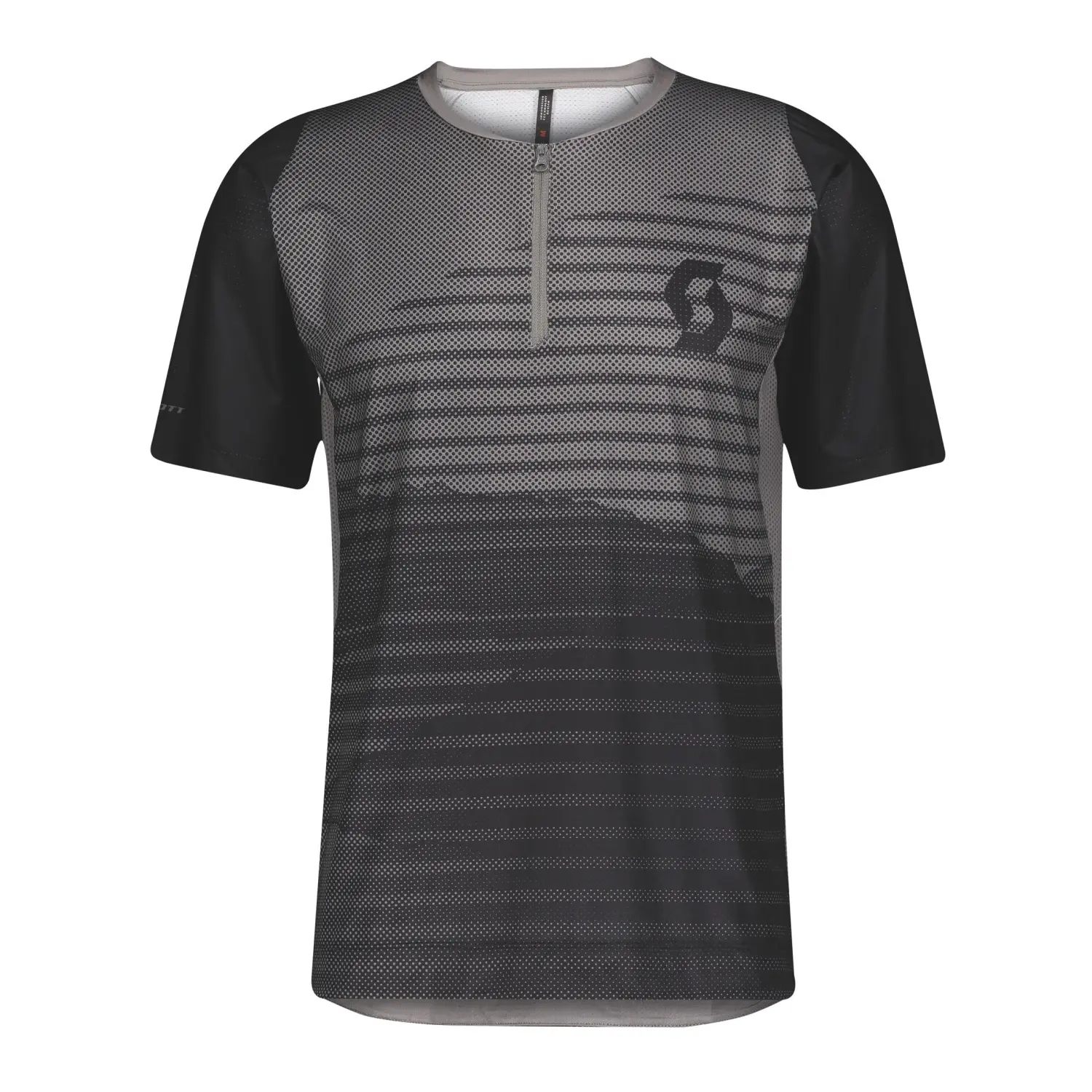 black/slate grey - Scott Shirt M's Trail Vertic Zip s/sl