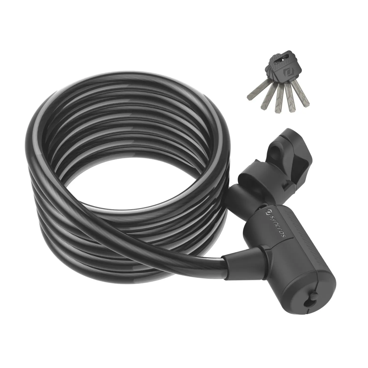 black - Syncros Masset Coil Cable Key lock
