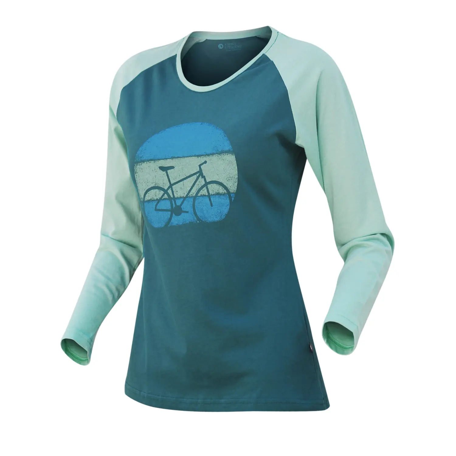 turkish/aqua - Tatoo TBike L/S Tee Women Bici Eclipse