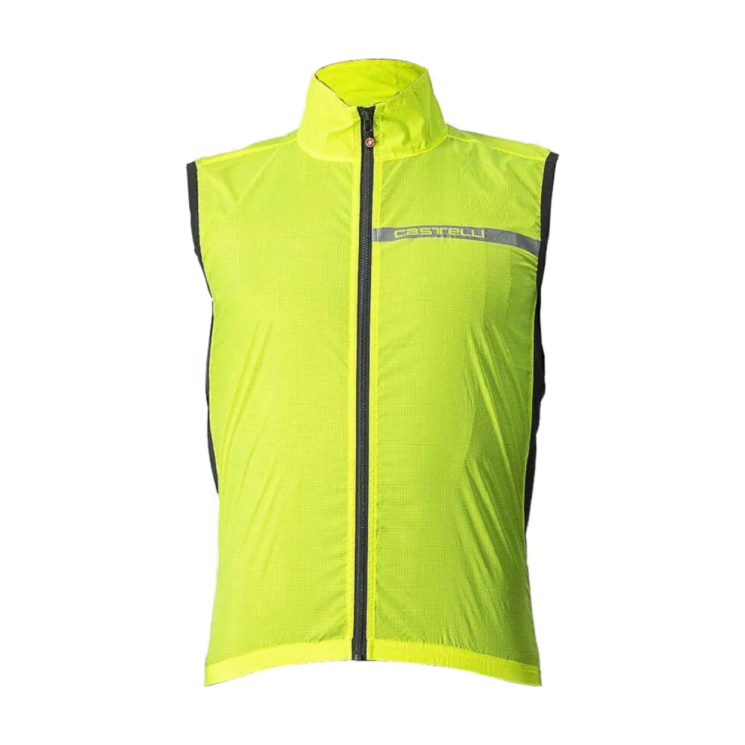 yellow fluo/dark gray - Castelli Squadra Stretch Vest