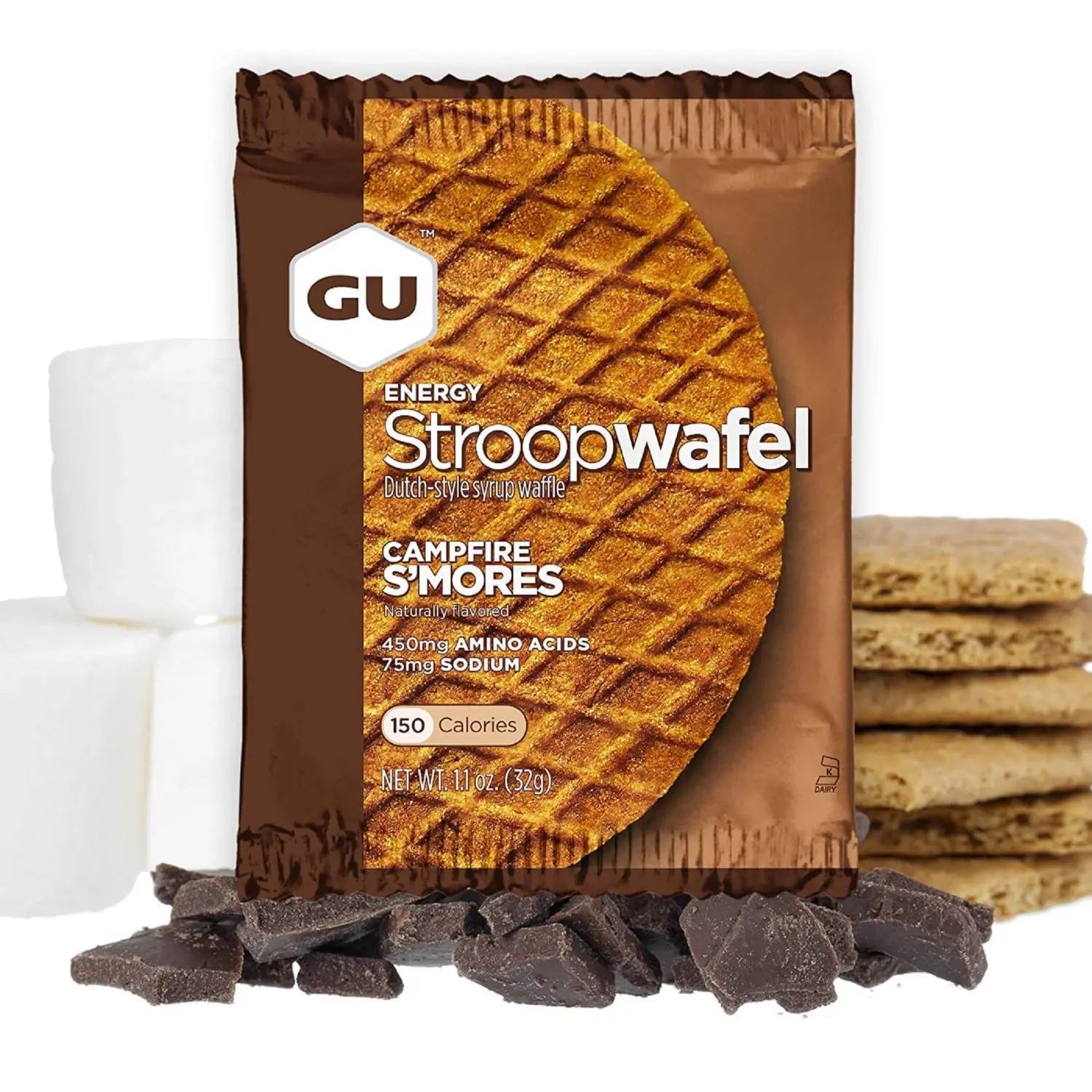campfire s´mores - GU Energy Stroopwafel