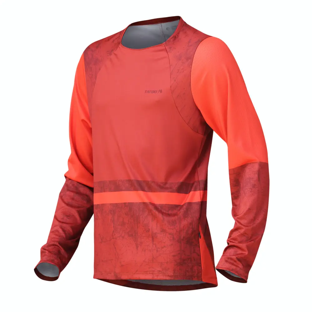 Tatoo Forest L/S Tee Mtb Men Lava