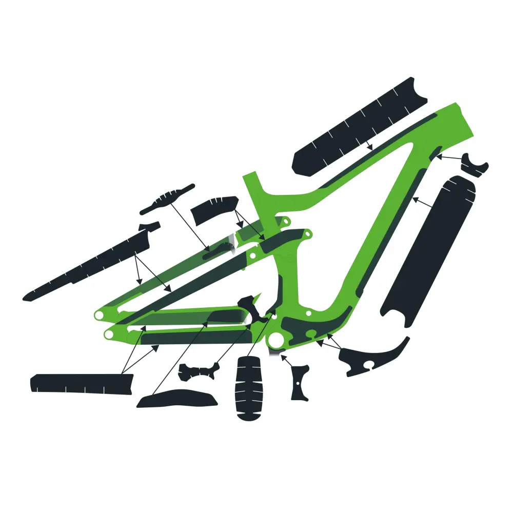 Syncros Frame Protection kit RANSOM Carbon