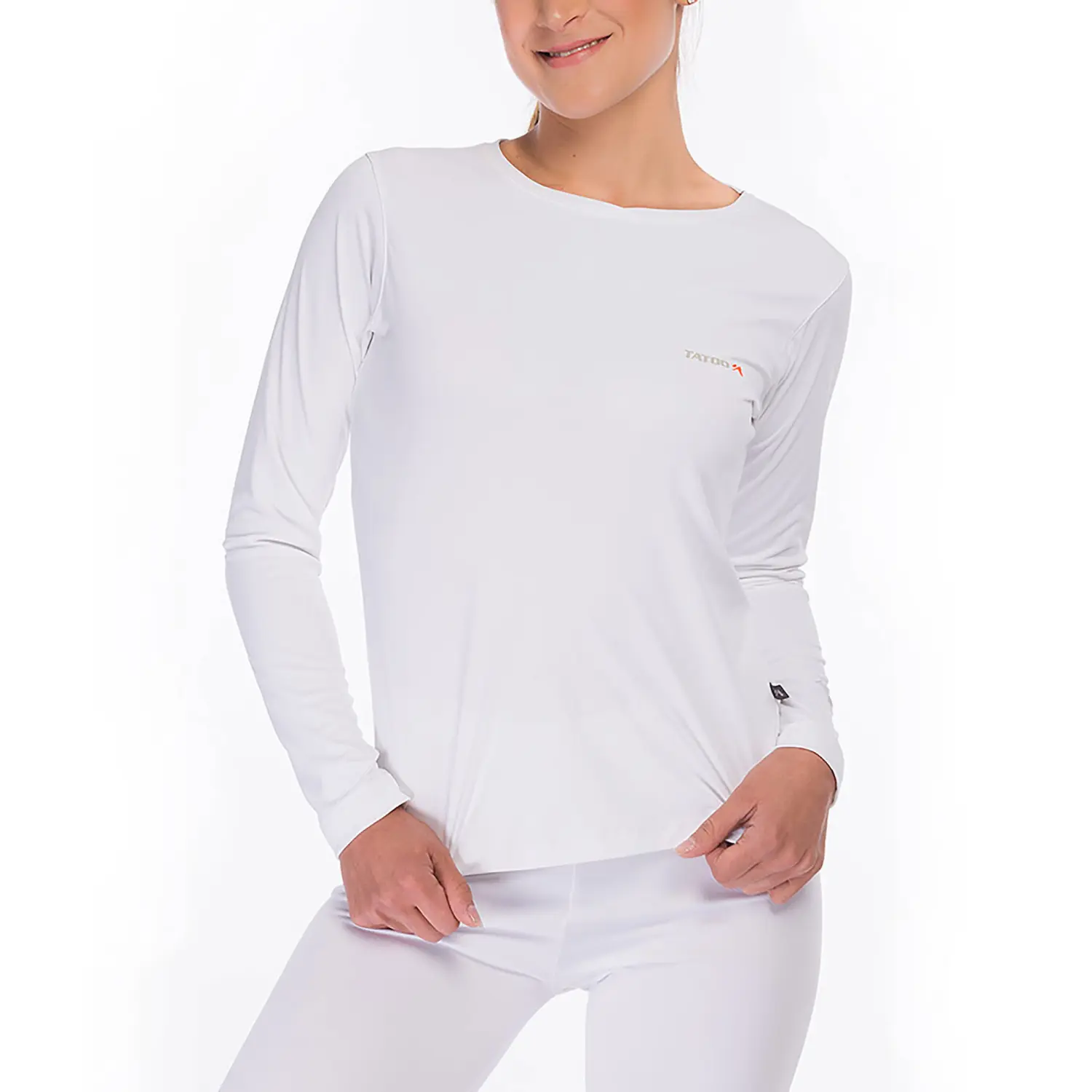 white ms - Tatoo Light Weight L/S Tee Women