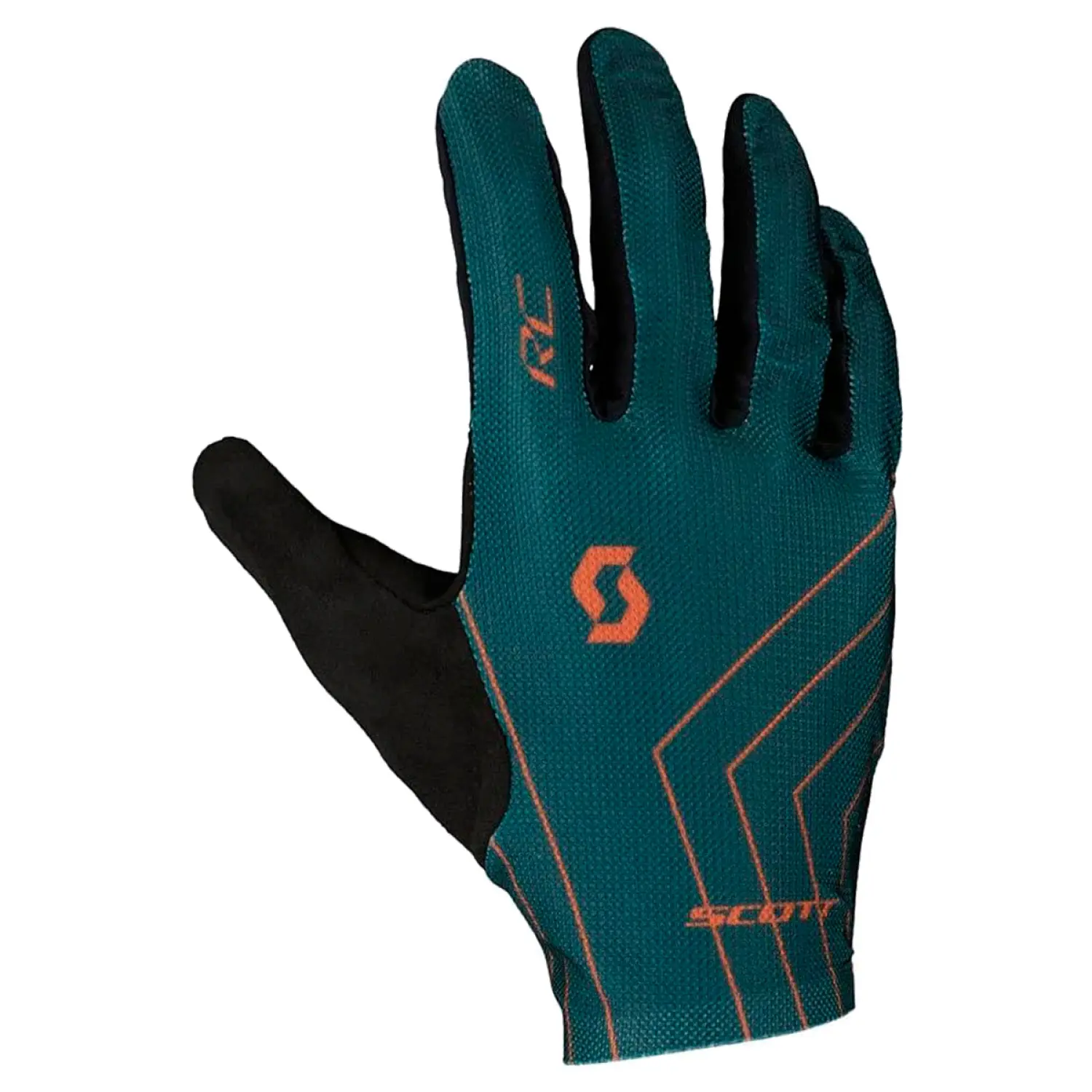 aruba green/braze orange - Scott Glove RC Team LF