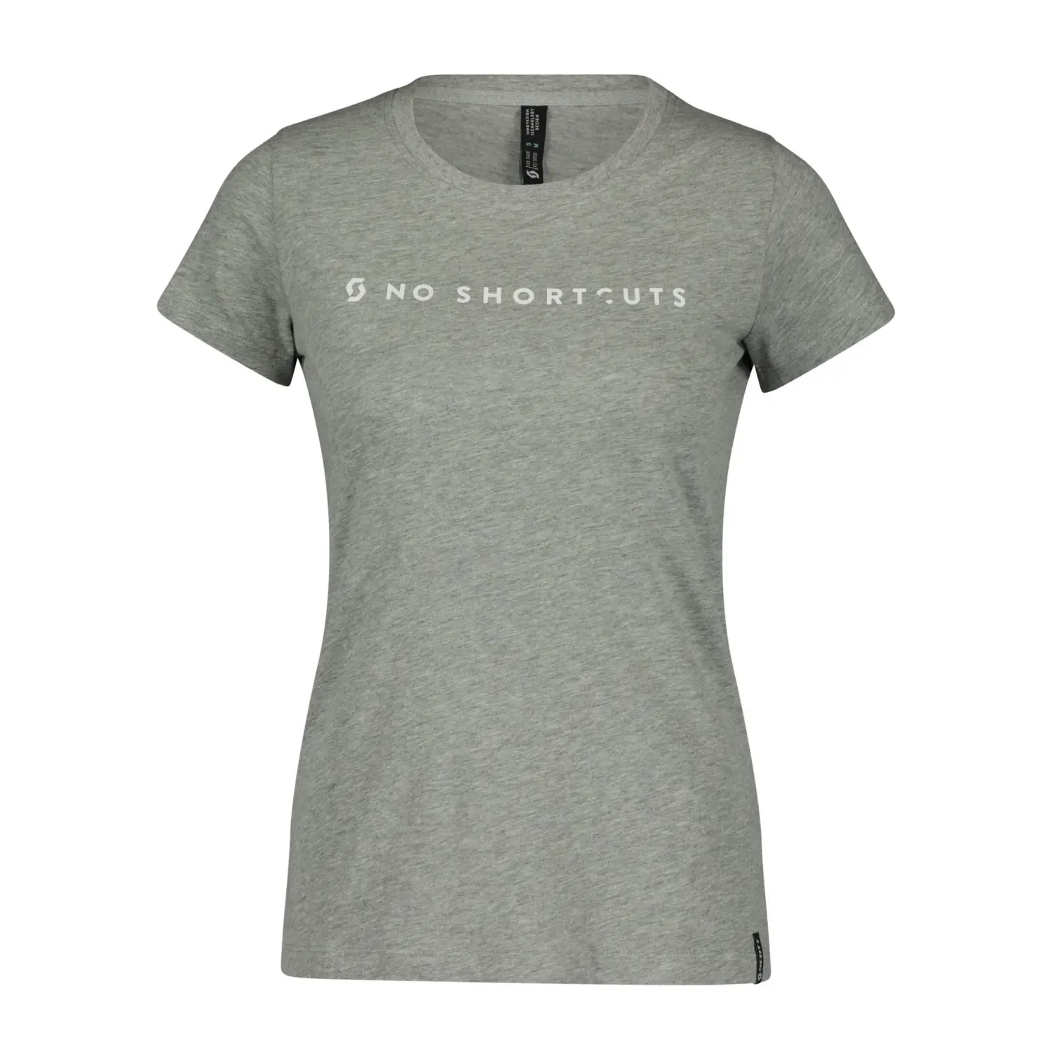 light grey melange - Scott Tee W’s No Shortcuts SS