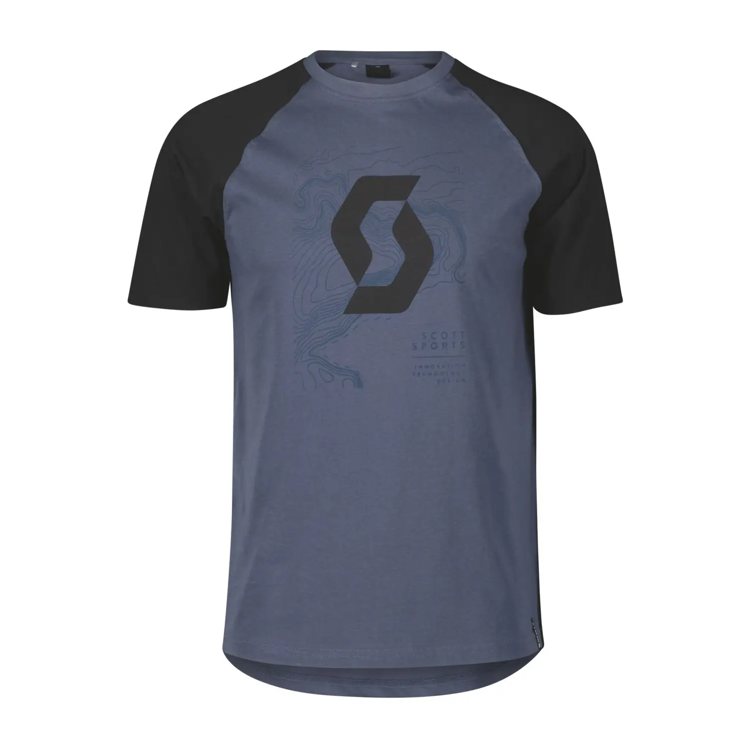 metal blue/black - Scott Tee M’s Icon Raglan SS