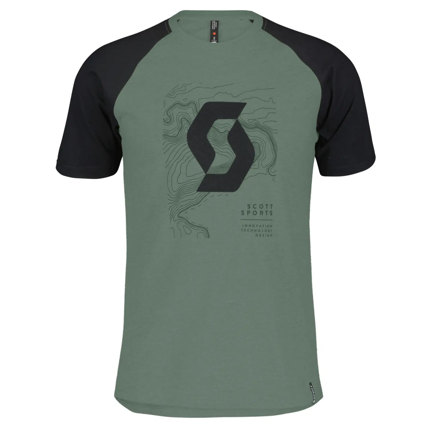 haze green/black - Scott Tee M’s Icon Raglan SS