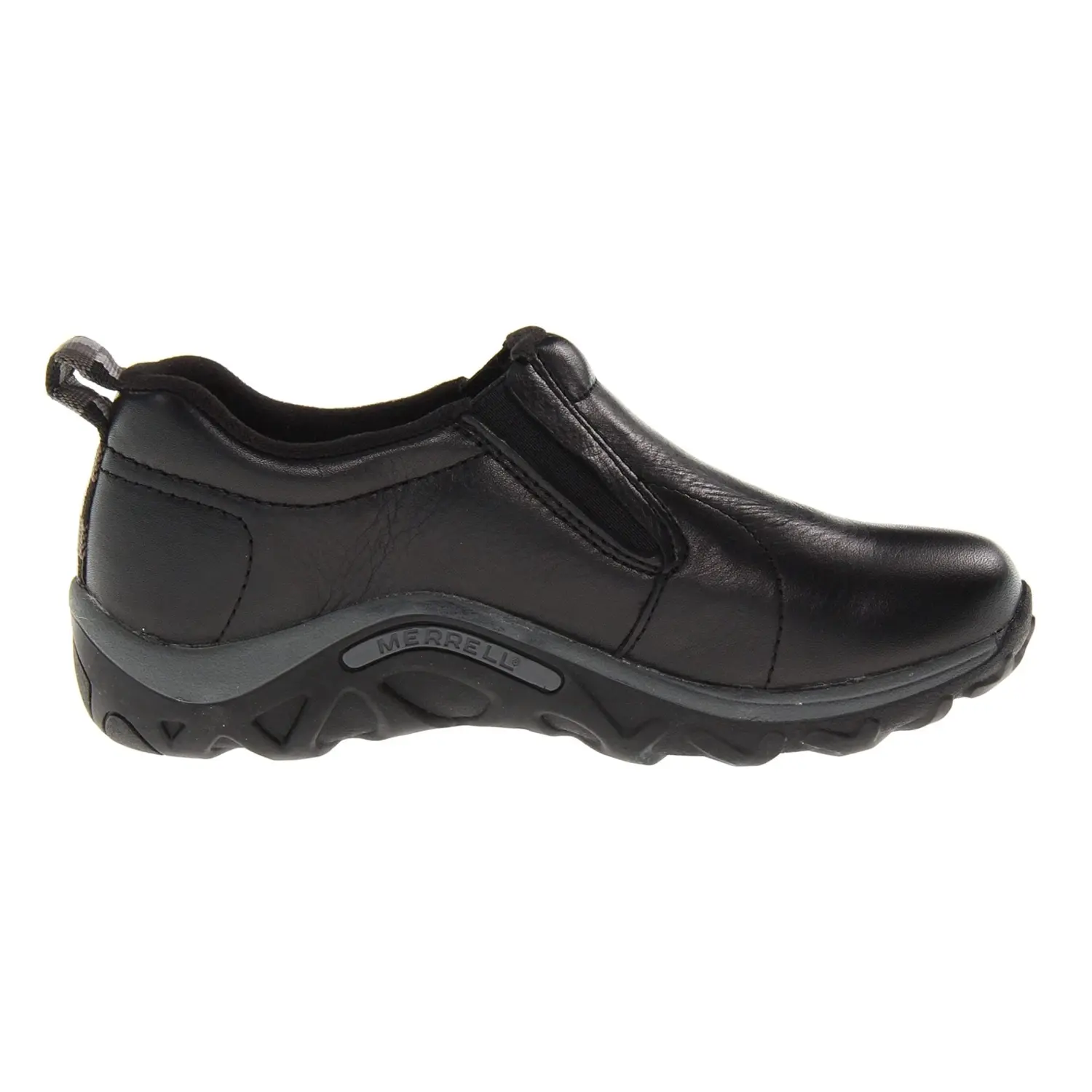 black - Merrell Jungle Moc Leather Kids