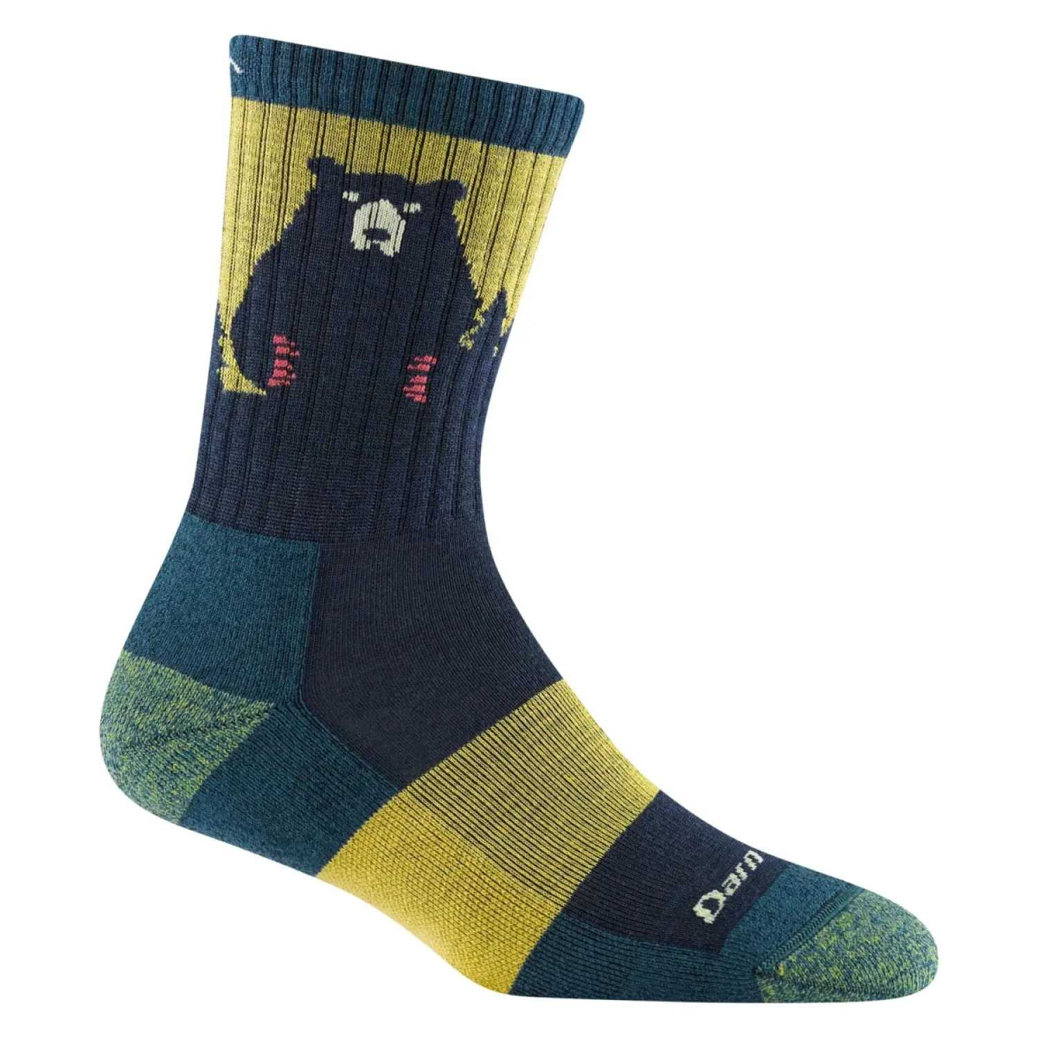 dark teal - Darn Tough Women's Bear Town Micro Crew Lightweight Cushion