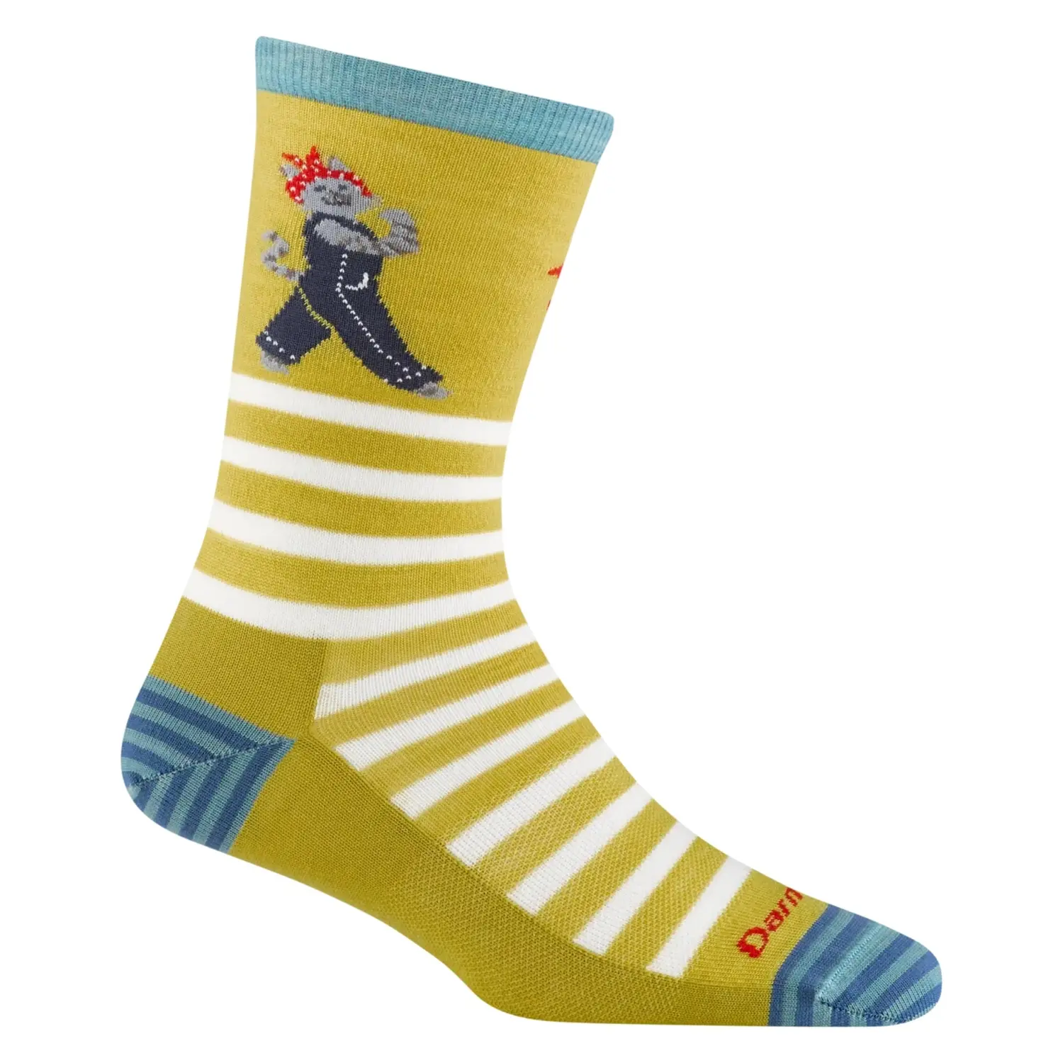 buttercup - Darn Tough Women's Animal Haus Crew Lightweight