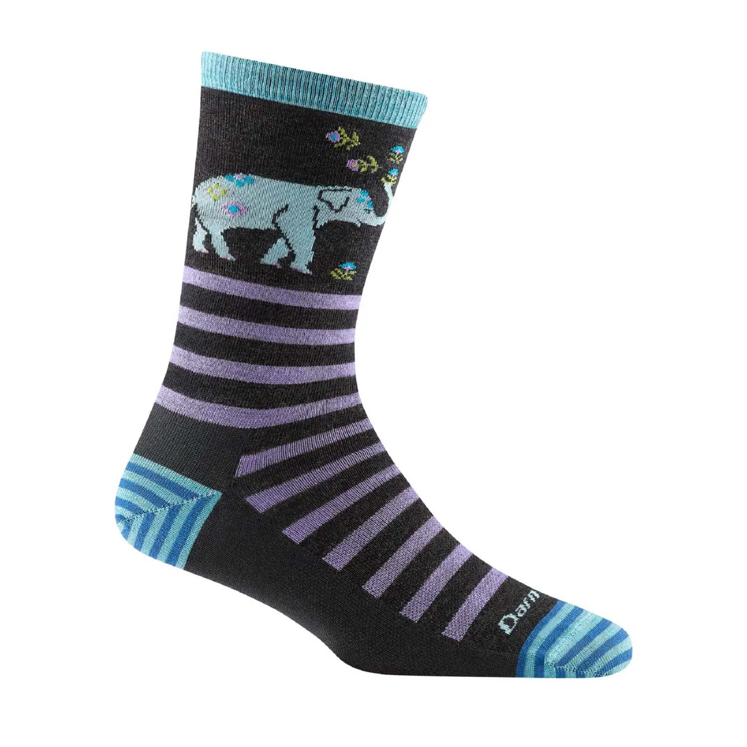 shadow - Darn Tough Women's Animal Haus Crew Lightweight