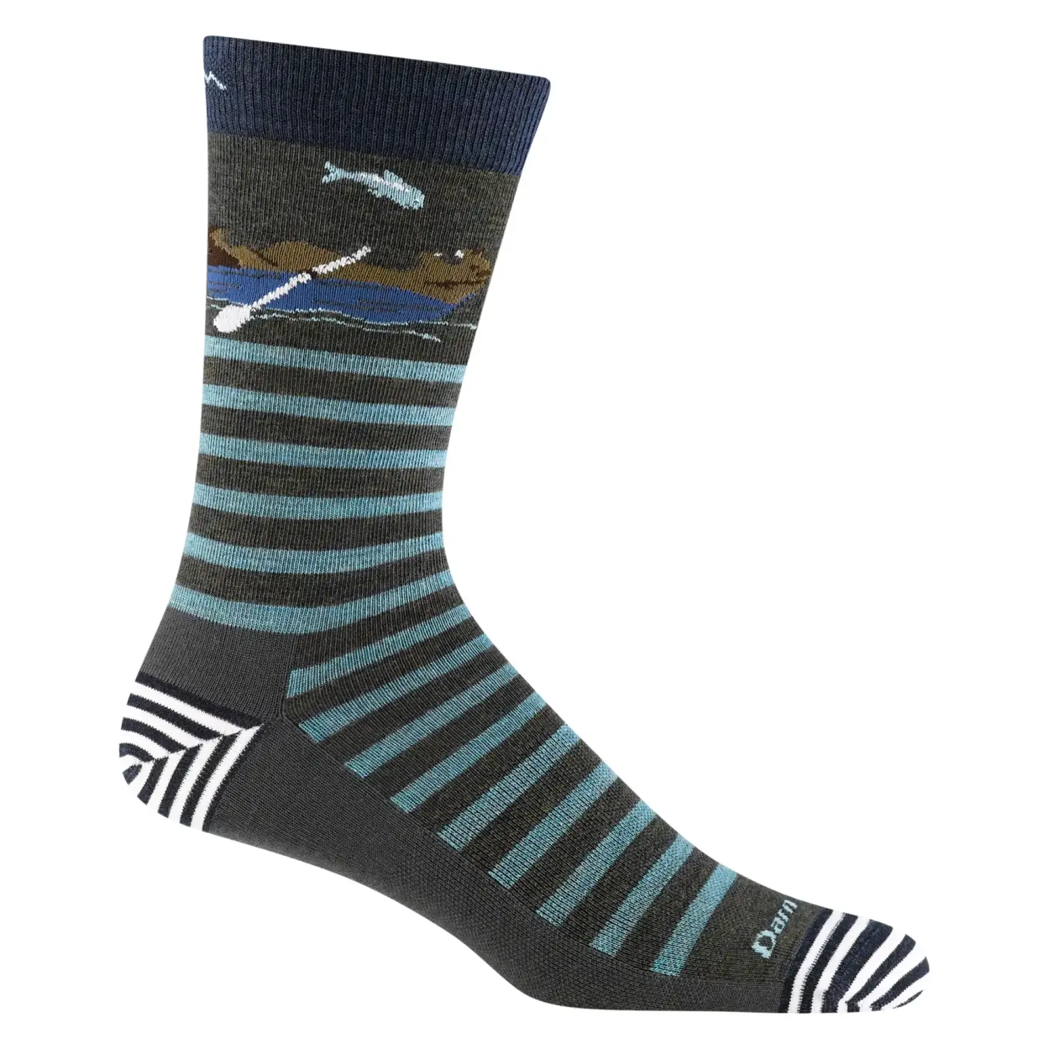 forest - Darn Tough Men’s Animal Haus Crew Lightweight