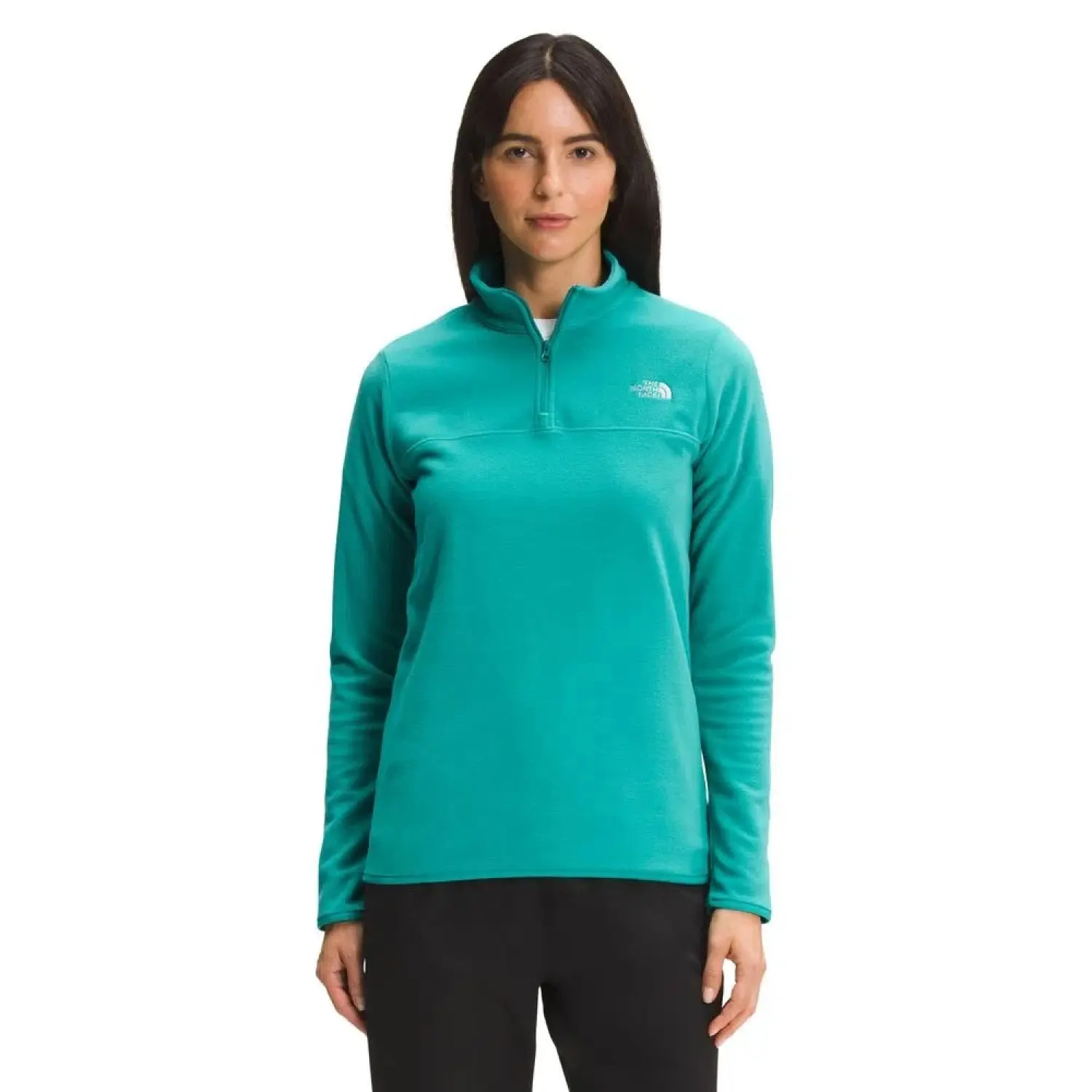 porcelain green - The North Face Women's TKA Glacier 1/4 Zip