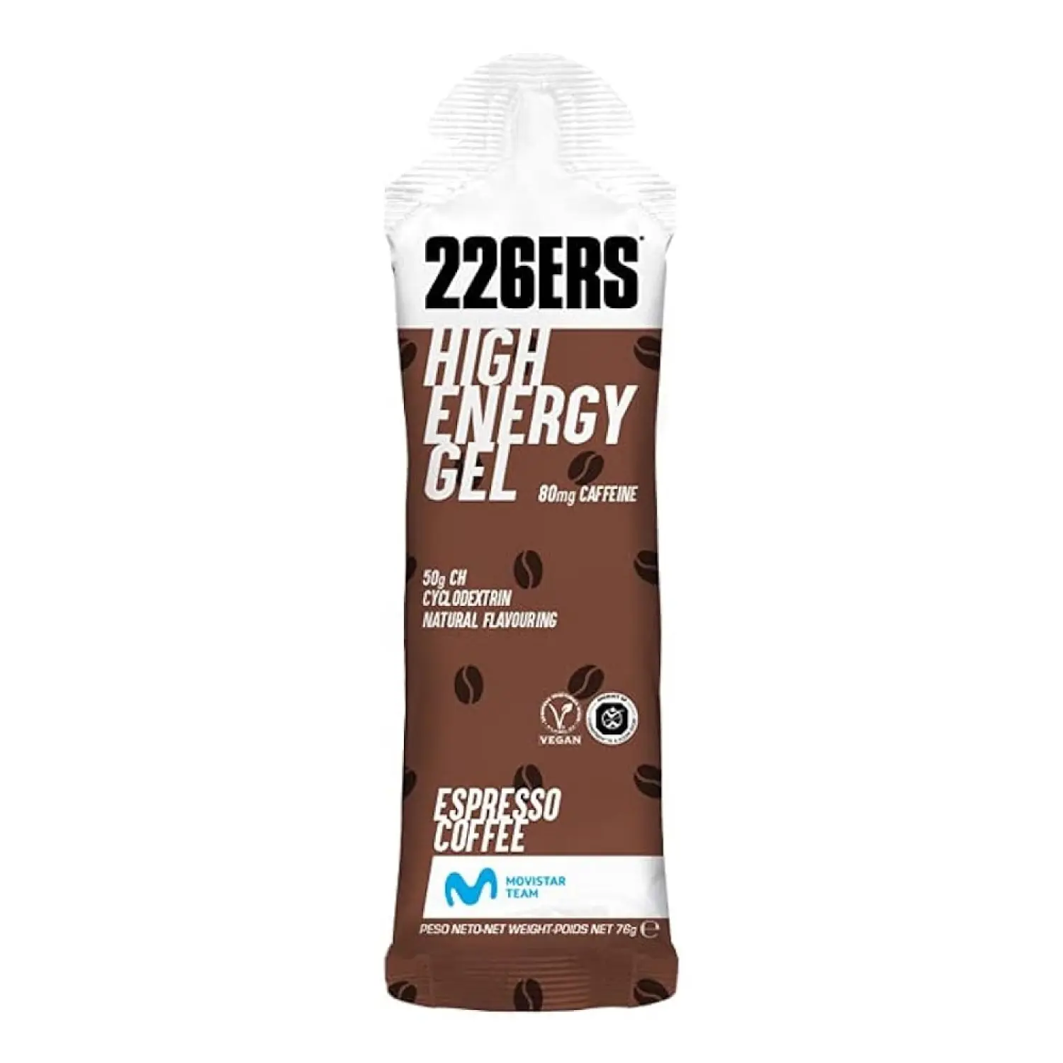 café expresso con cafeína - 226ers High Energy Gel