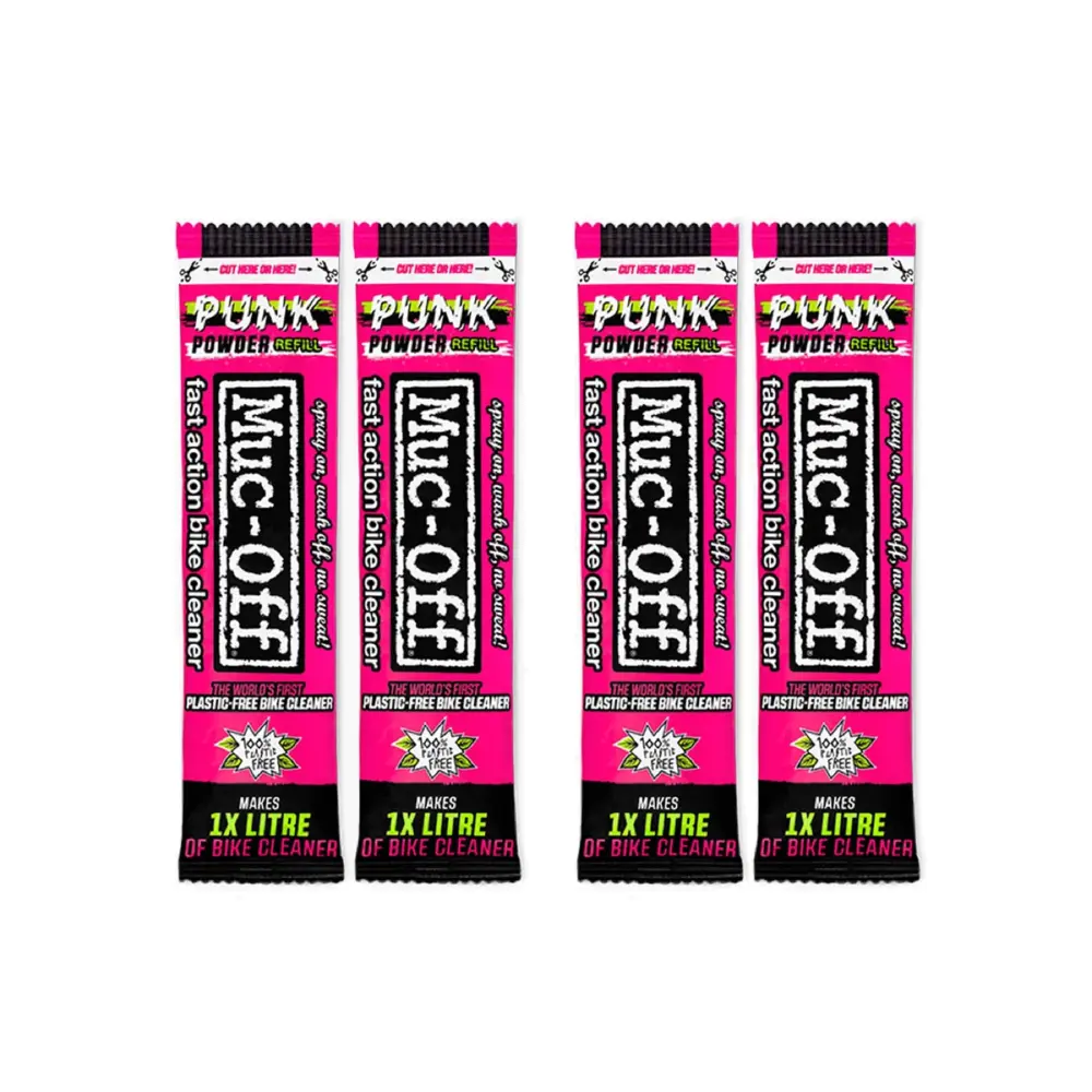 Muc-Off Bottle for Life Bundle (4 Powder Pack Punk Powder)