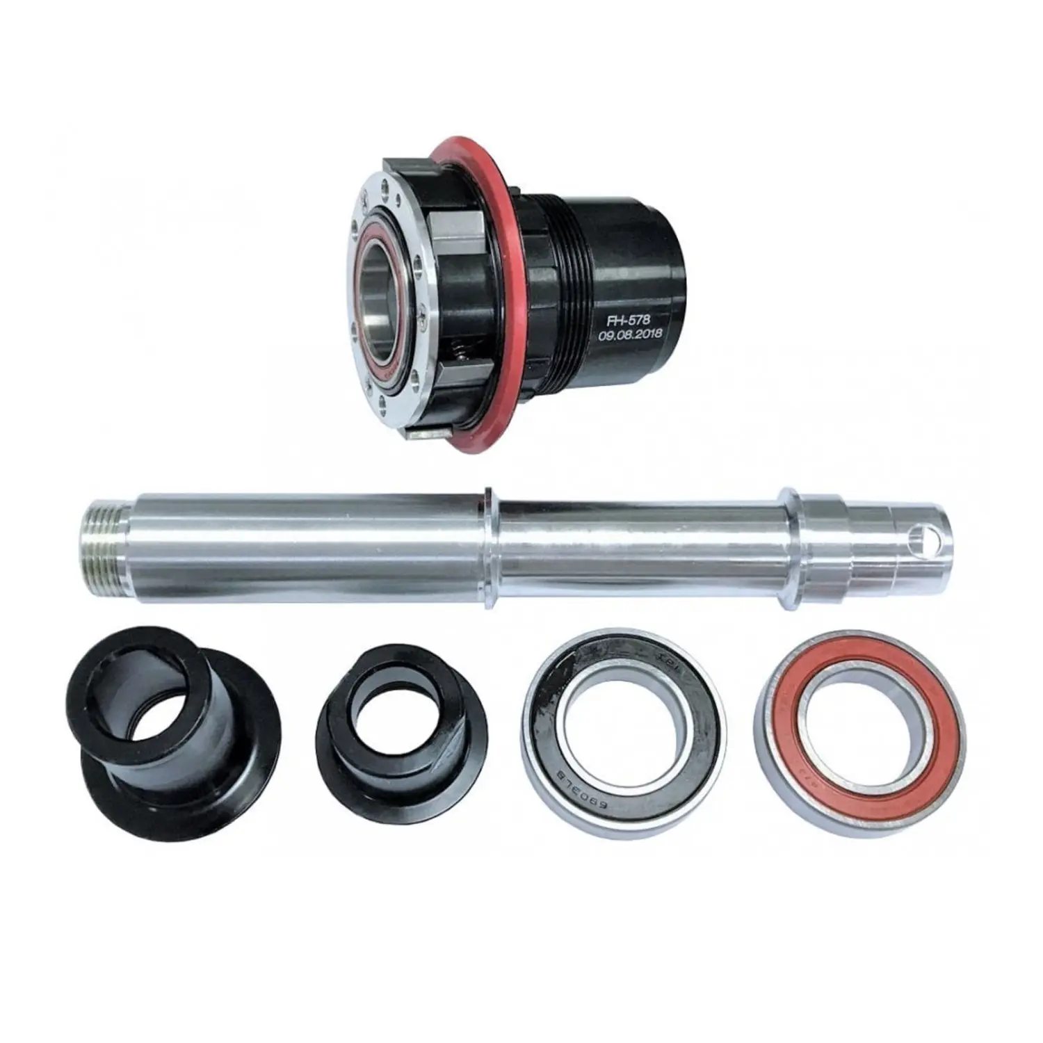 black - Scott Hub rep kit SY Sil/Rev 1.0 CL XD R19