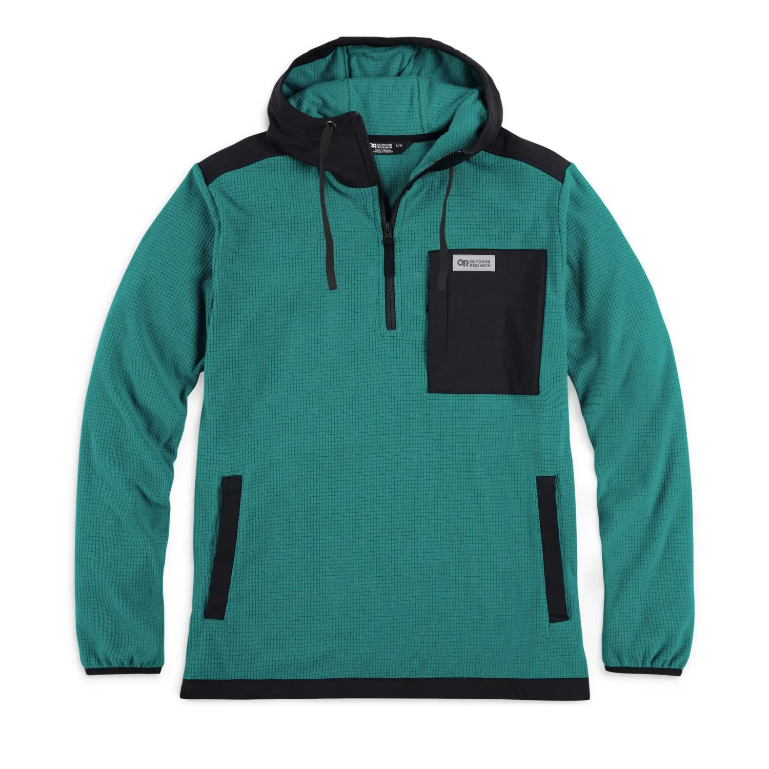 deep lake/black - Outdoor Research Men's Trail Mix Pullover Hoodie