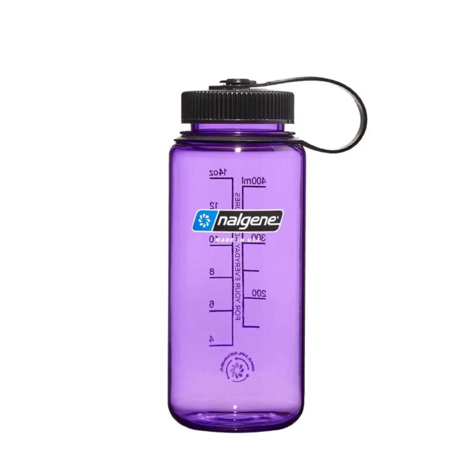 purple / black - Nalgene 16oz Wide Mouth Sustain