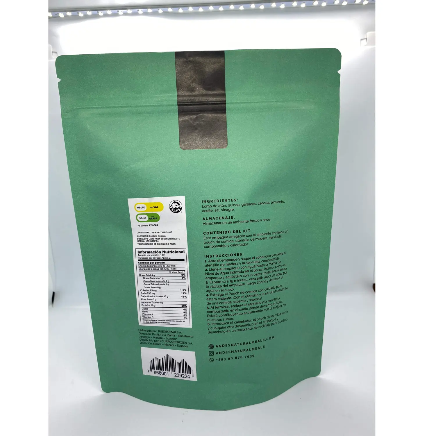  - Andes Natural Comida Lista Autocalentable