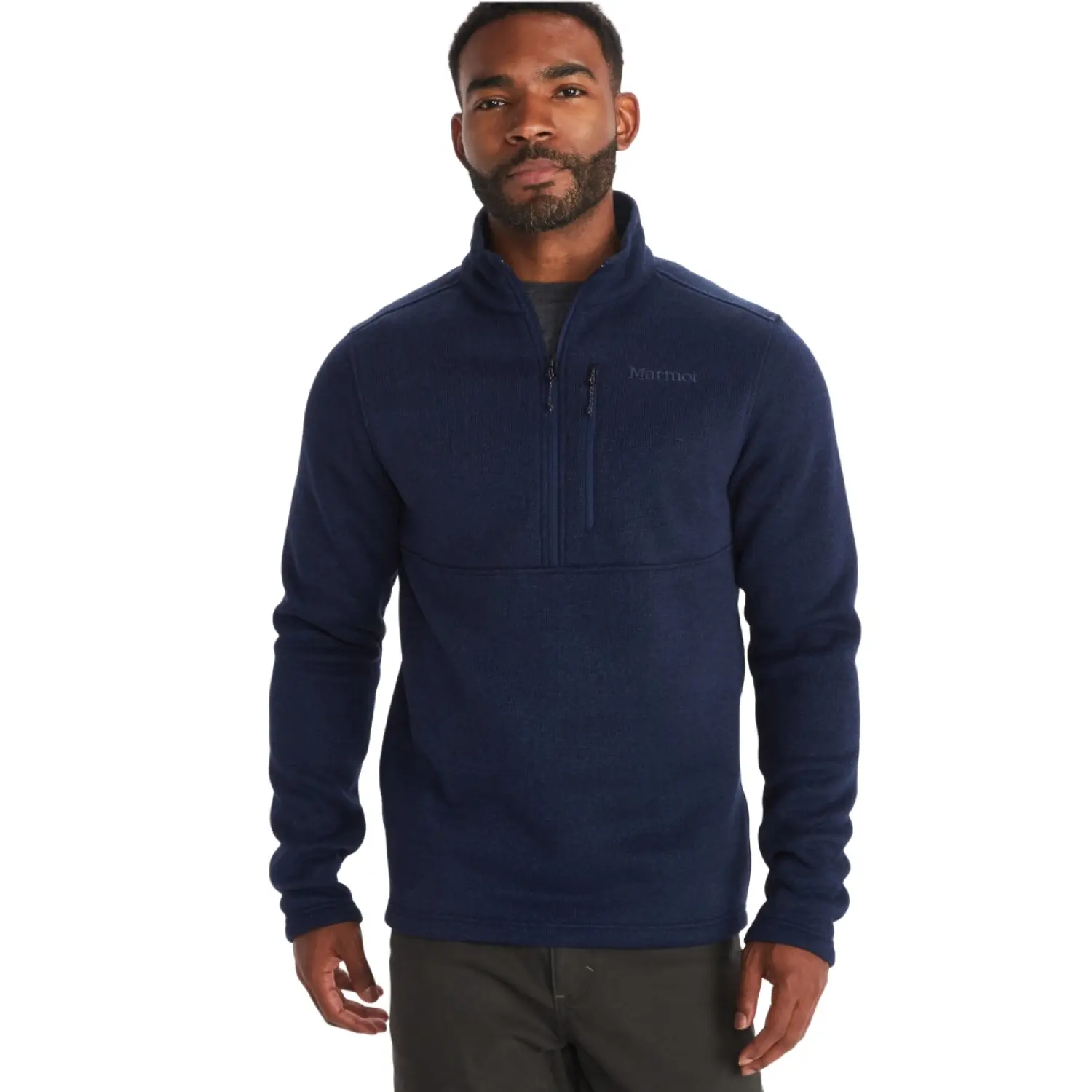 arctic navy - Marmot Drop Line 1/2 Zip Men's
