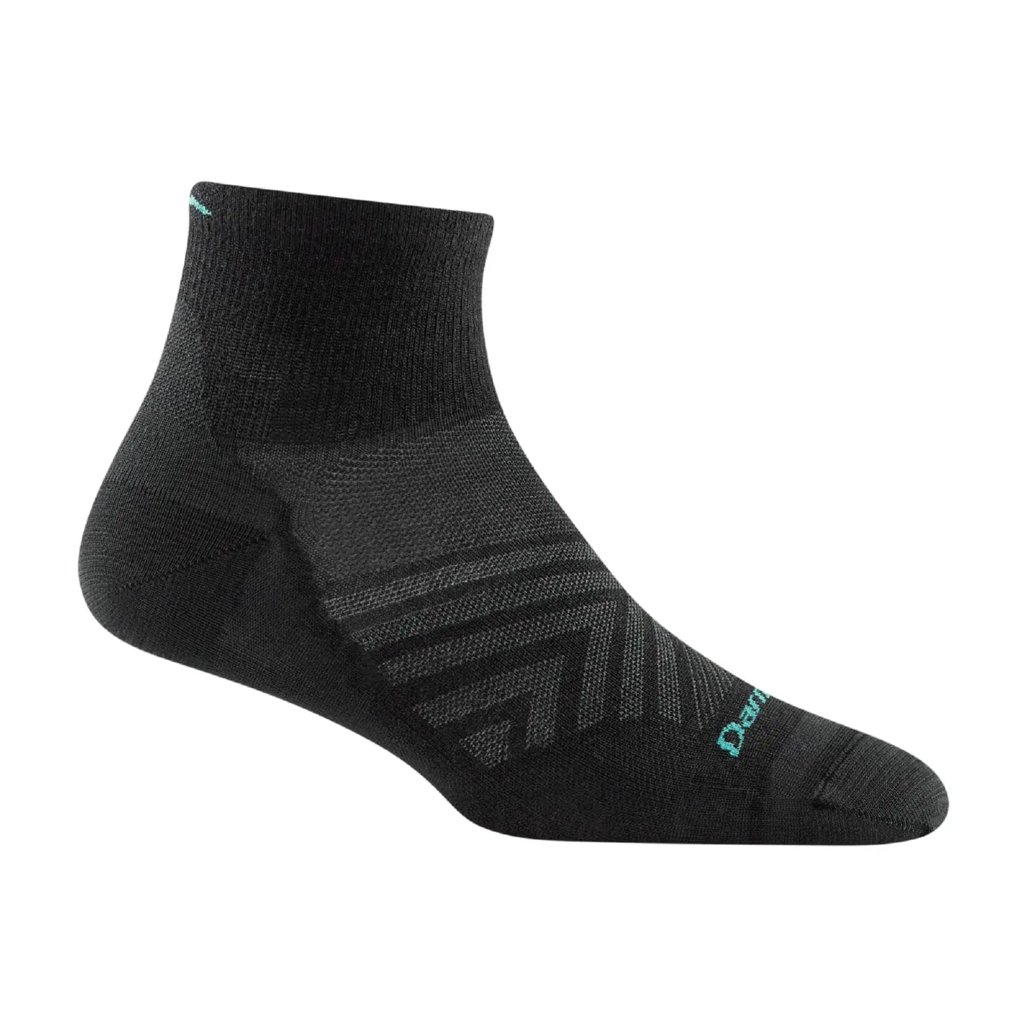 black - Darn Tough Women’s Run Quarter Ultra-Lightweight w/Cushion