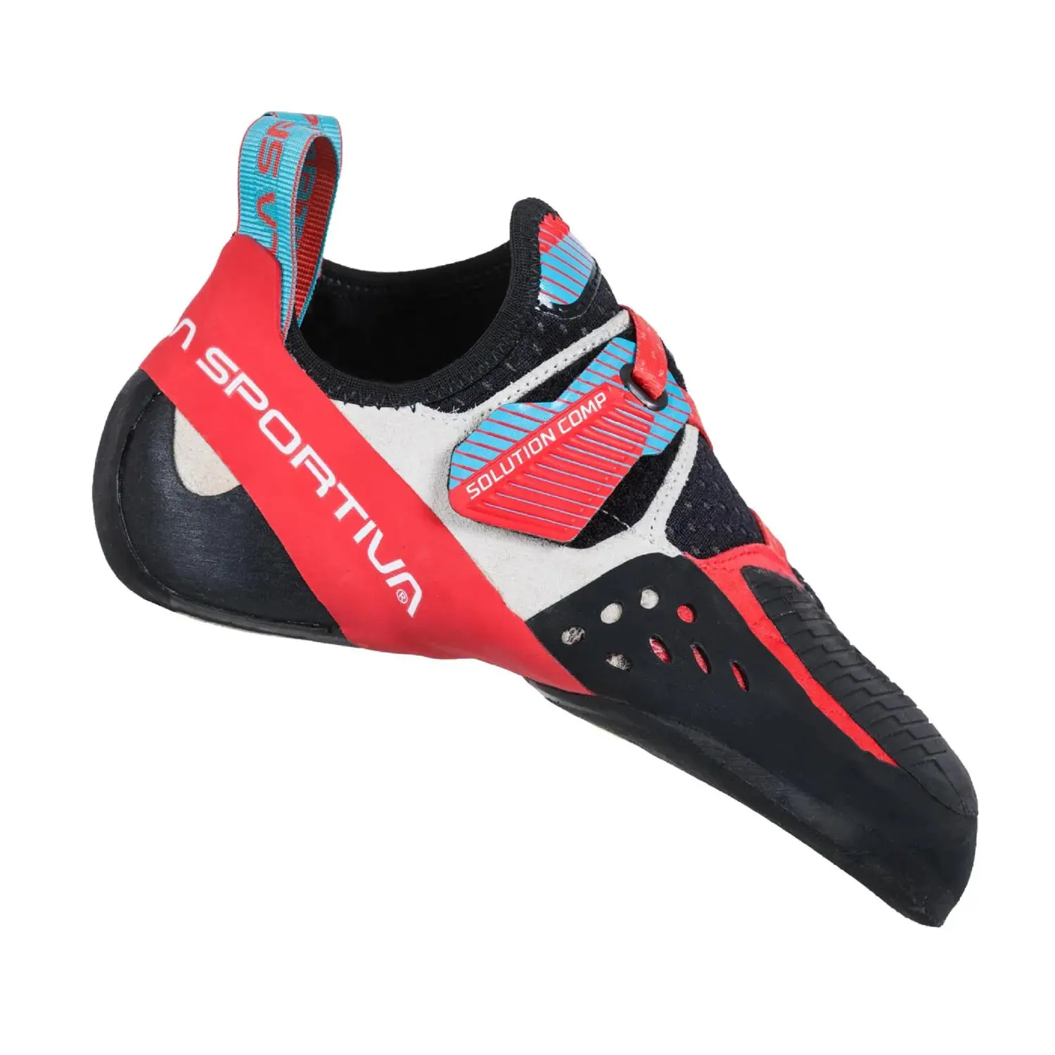 hibiscus/malibu blue - La Sportiva Solution Comp Woman