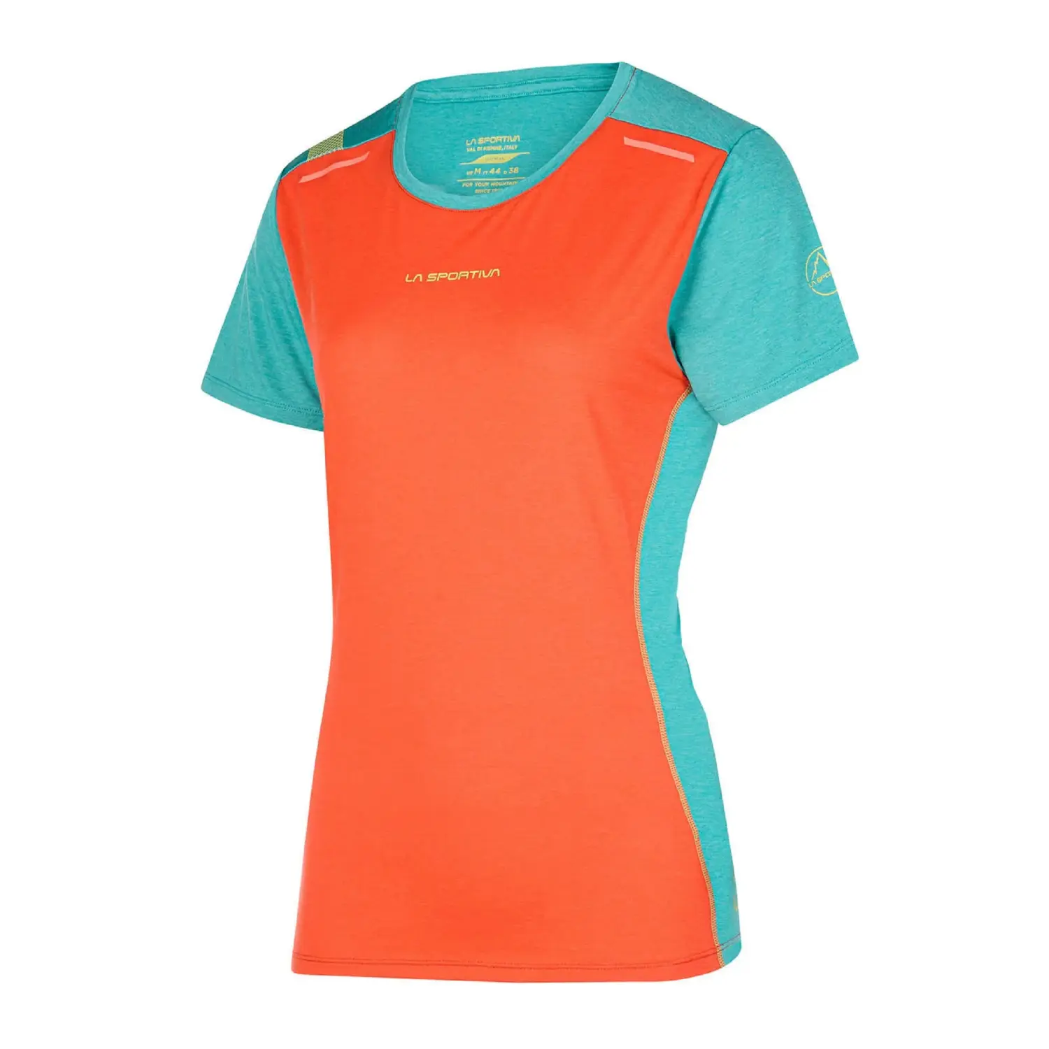 cherry tomato/lagoon - La Sportiva Tracer T-Shirt W