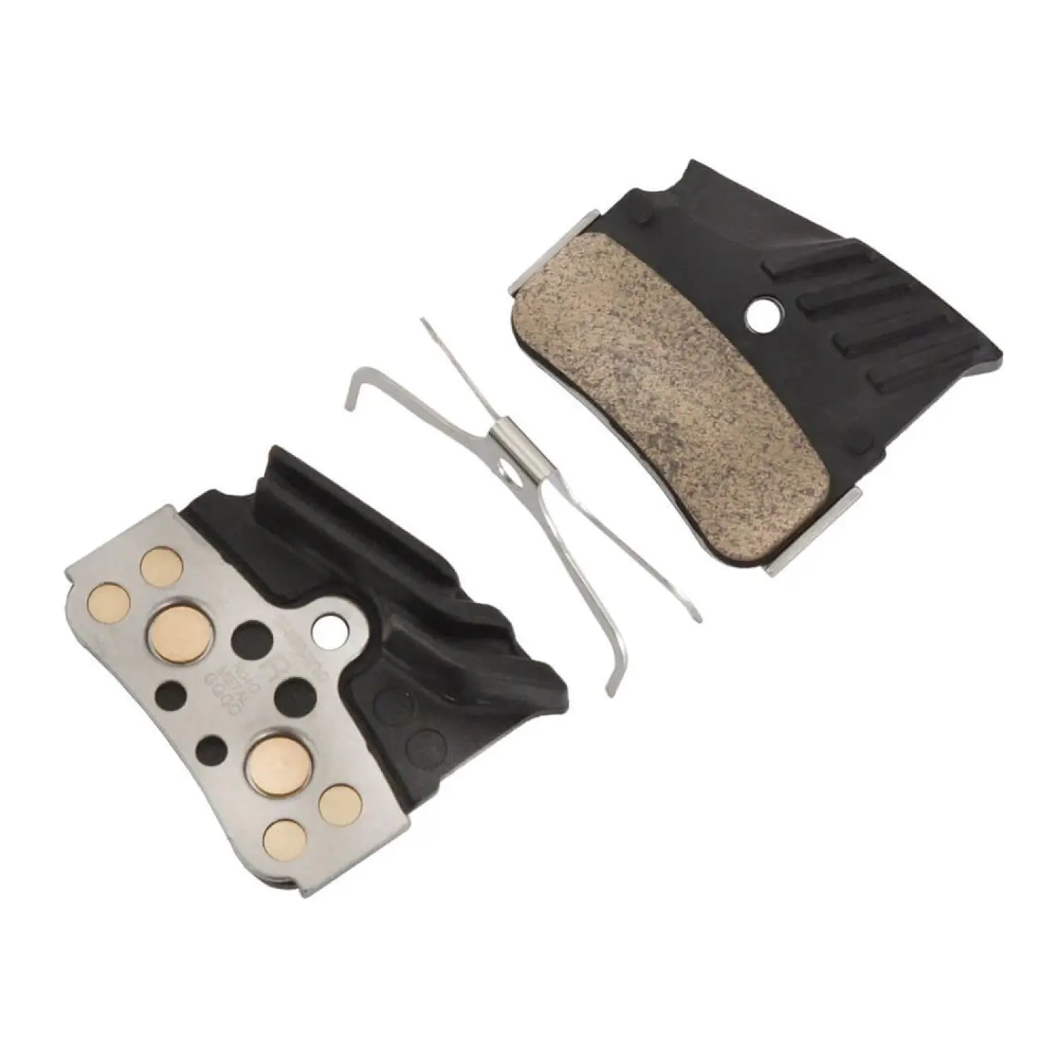  - Shimano N04C Finned Metal Disc Brake Pad with Spring 4-piston