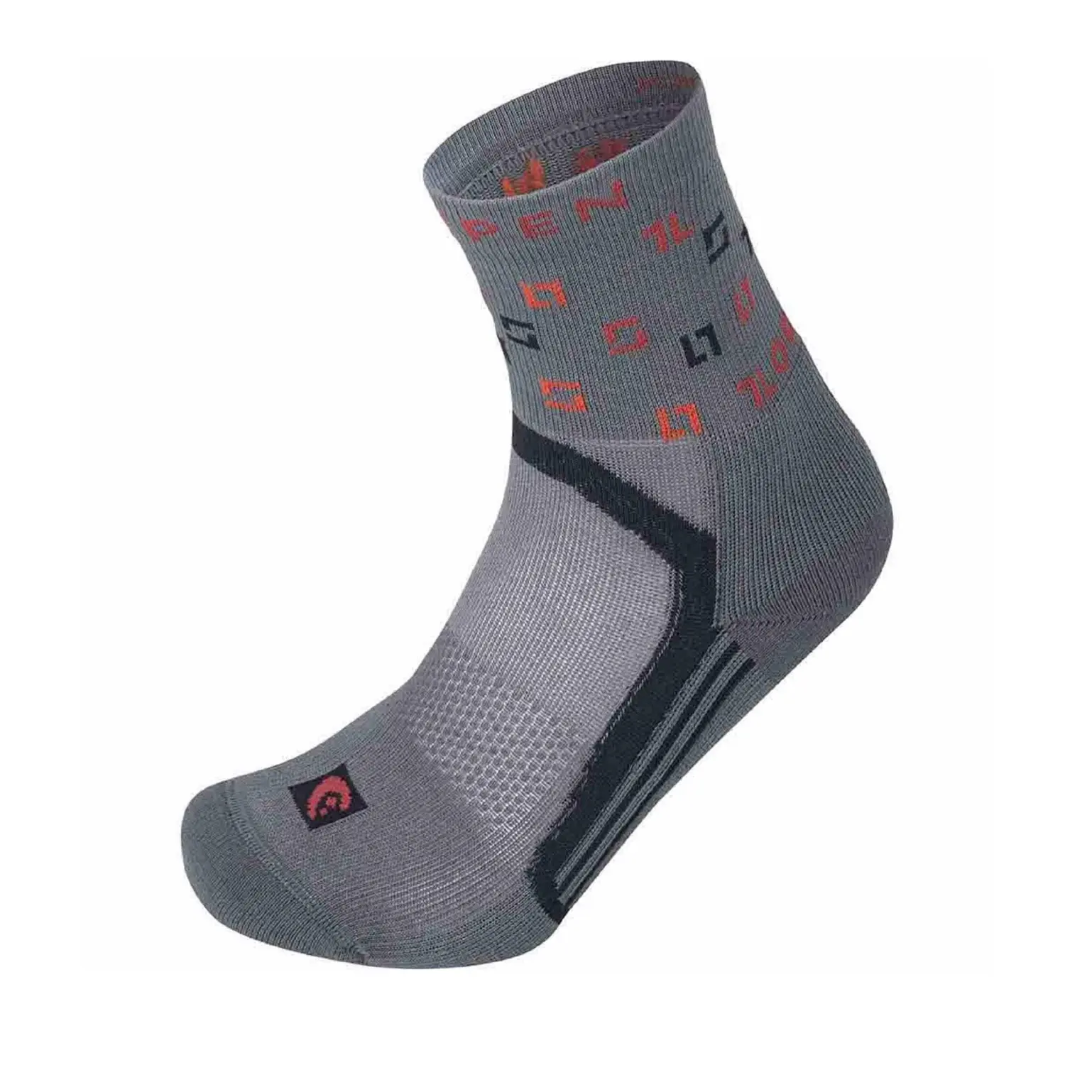 charcoal - Lorpen T3 Running Padded Eco