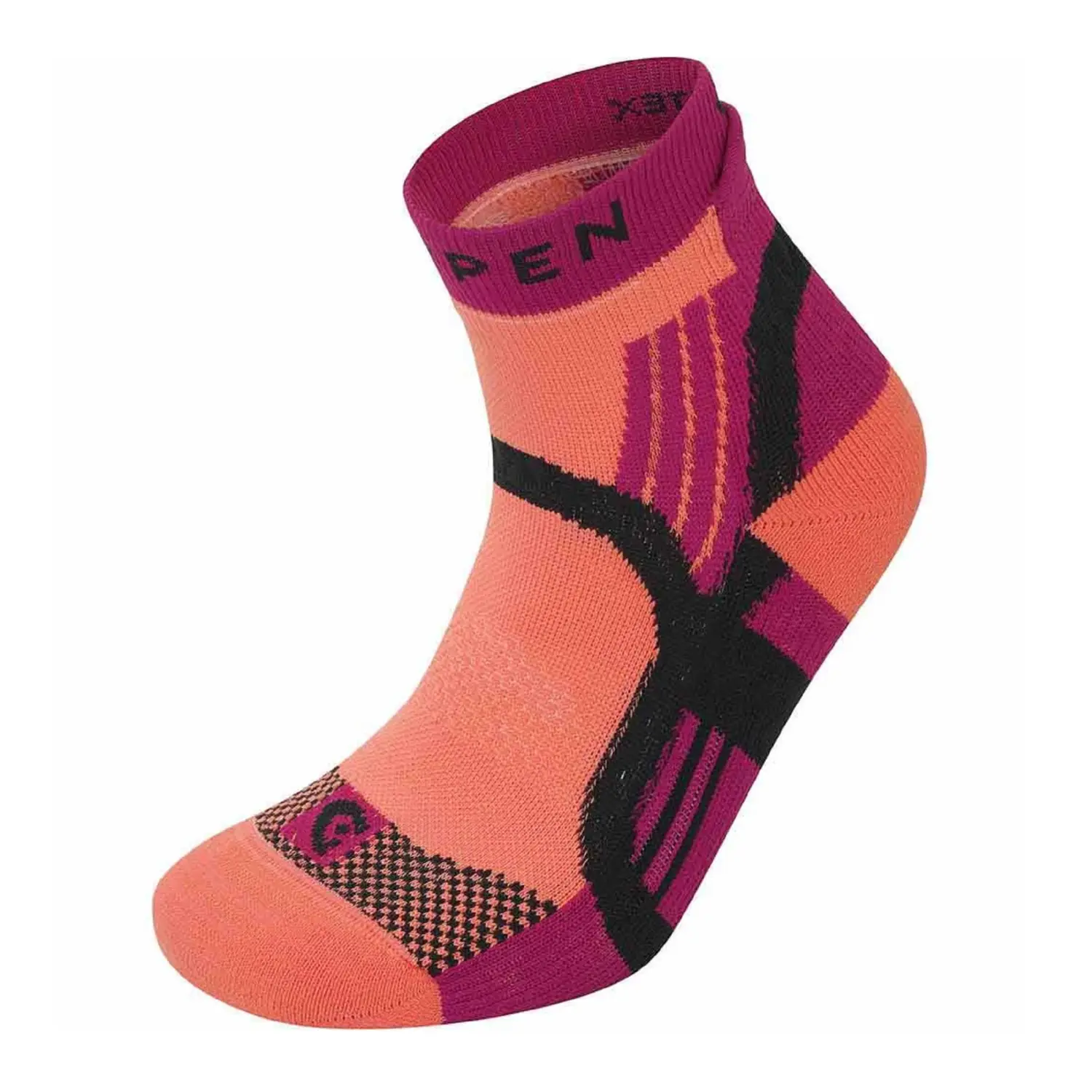 coral - Lorpen T3 Women's Trail Running Padded Eco