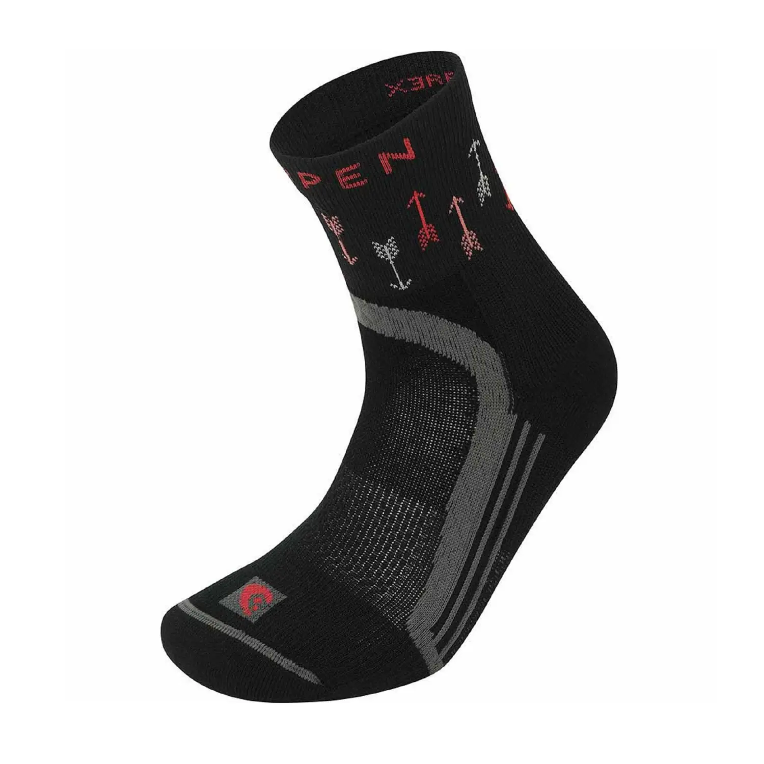 black - Lorpen T3 Womens Running Padded Eco