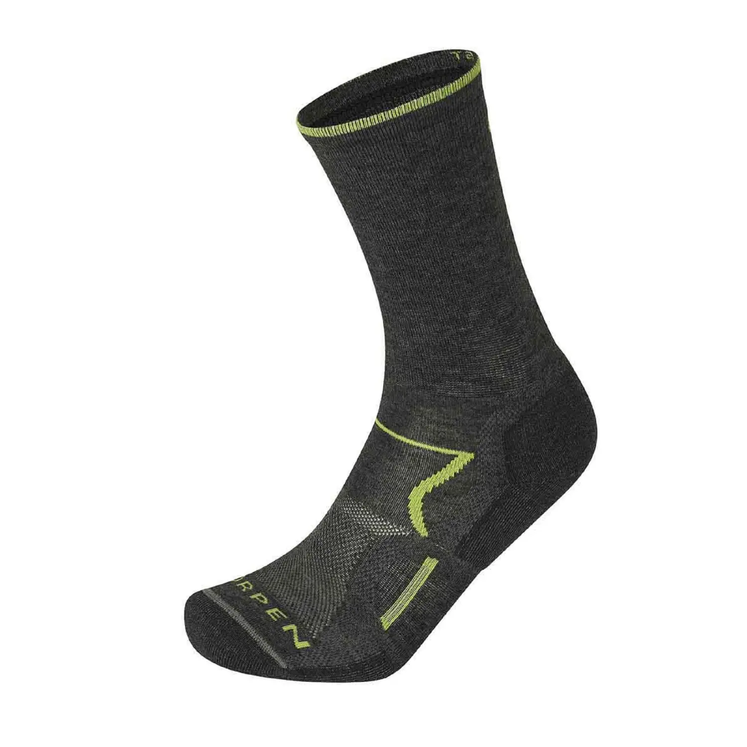 charcoal/lime - Lorpen T2 Men Light Hiker Eco