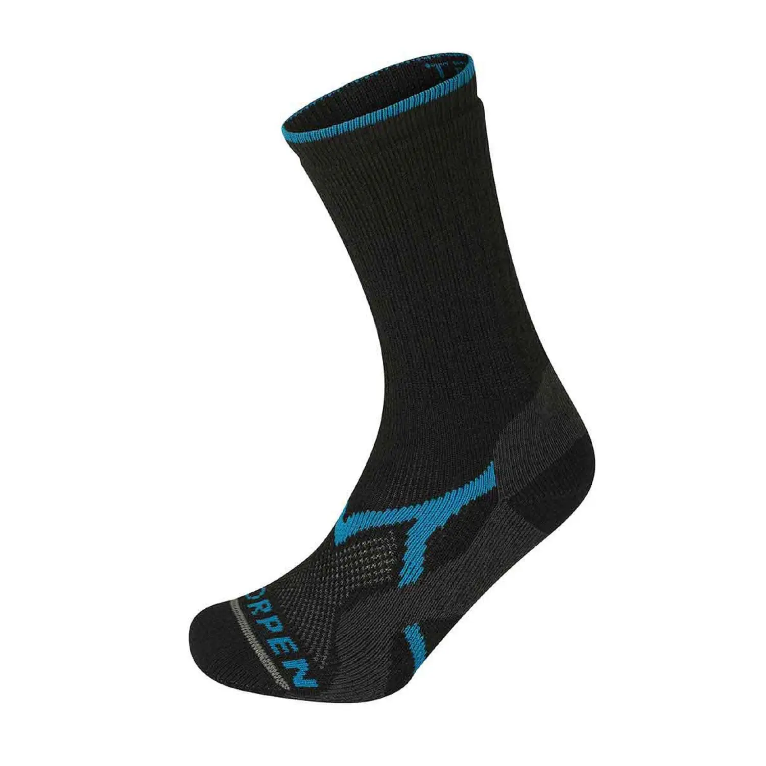 black/blue - Lorpen T2 Men Midweight Hiker Eco
