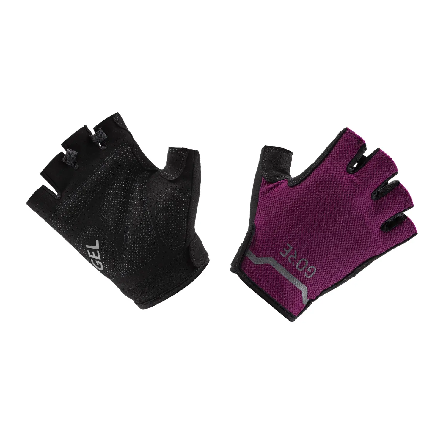 black/process purple - GOREWEAR C5 Short Gloves