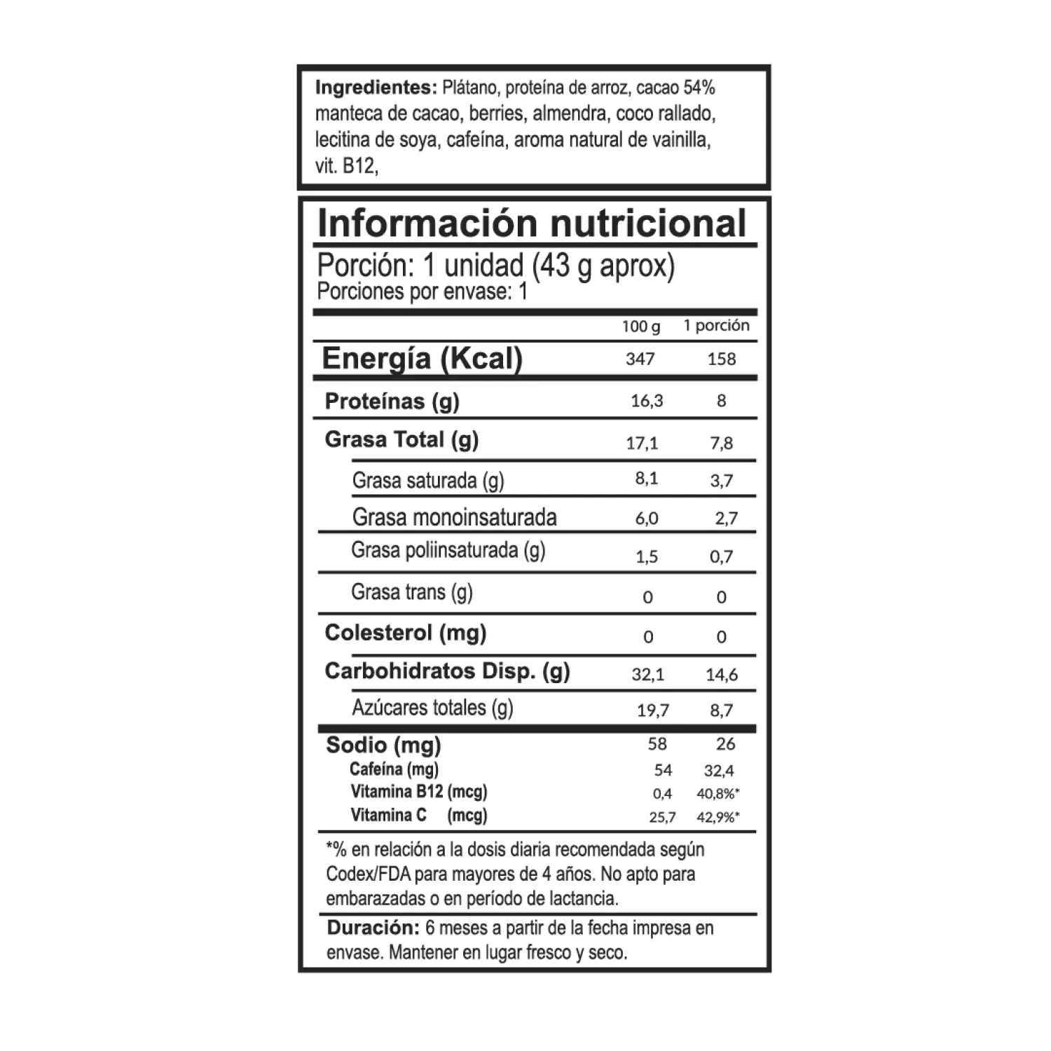  - Kupal Food Rebel Heart Energy Bar