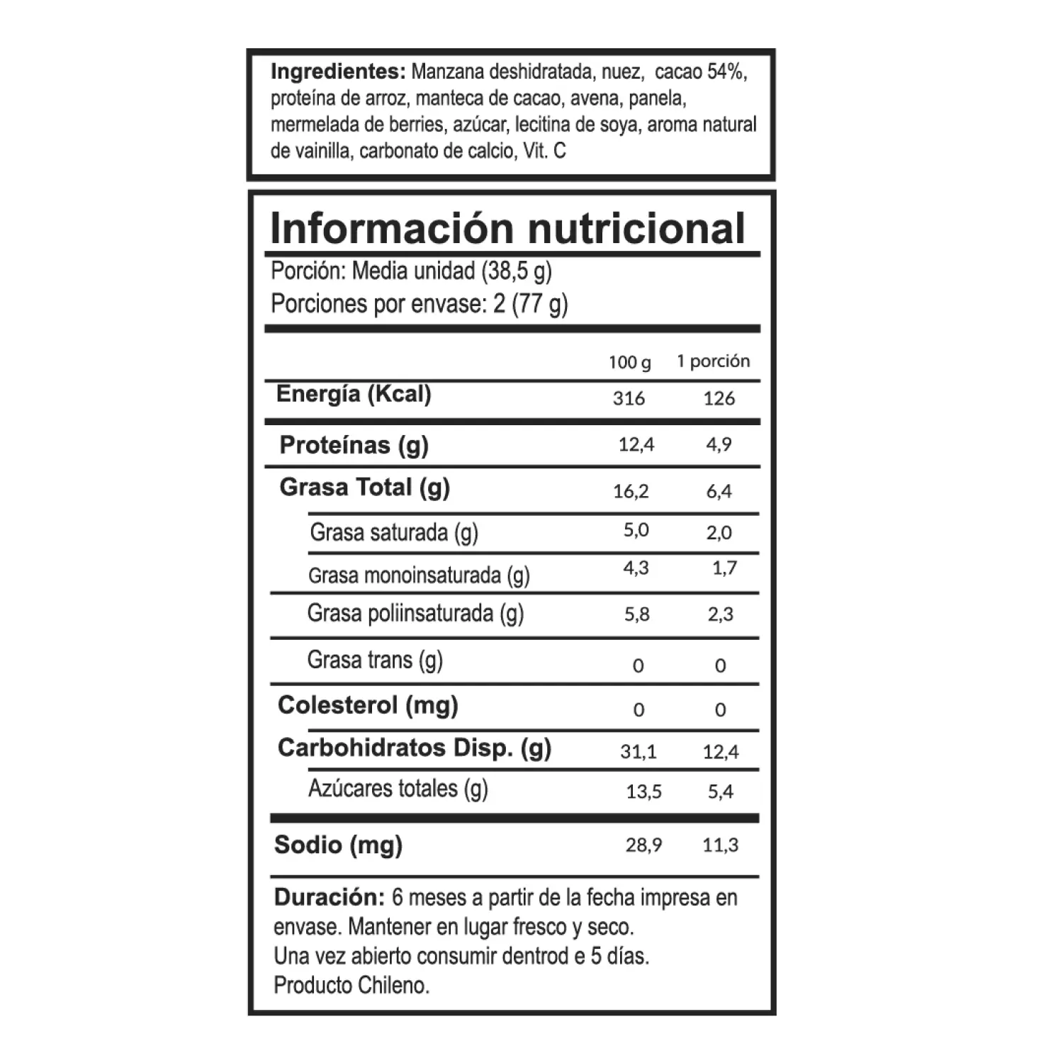  - Kupal Food Alfajor