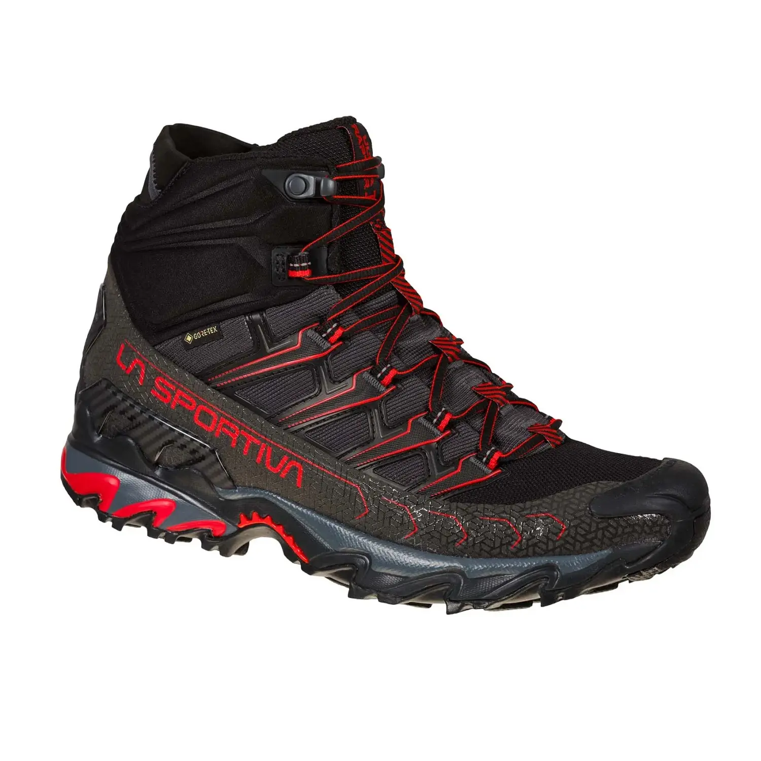 black/goji - La Sportiva Ultra Raptor II Mid GTX