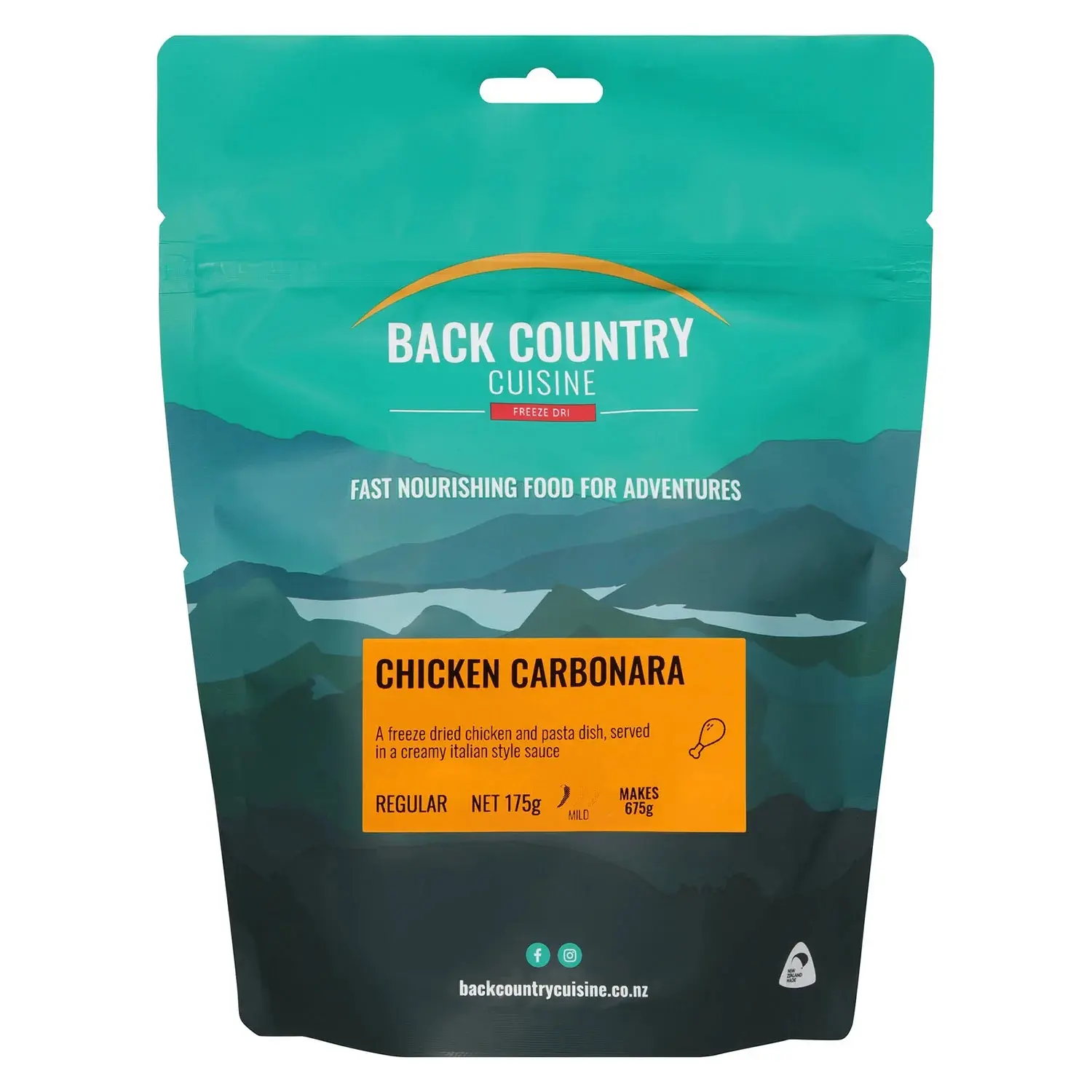  - Backcountry Cuisine Chicken Carbonara