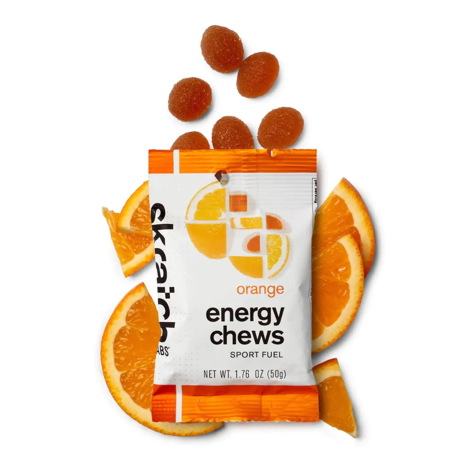 orange - Skratch Labs Energy Sport Chews Fuel