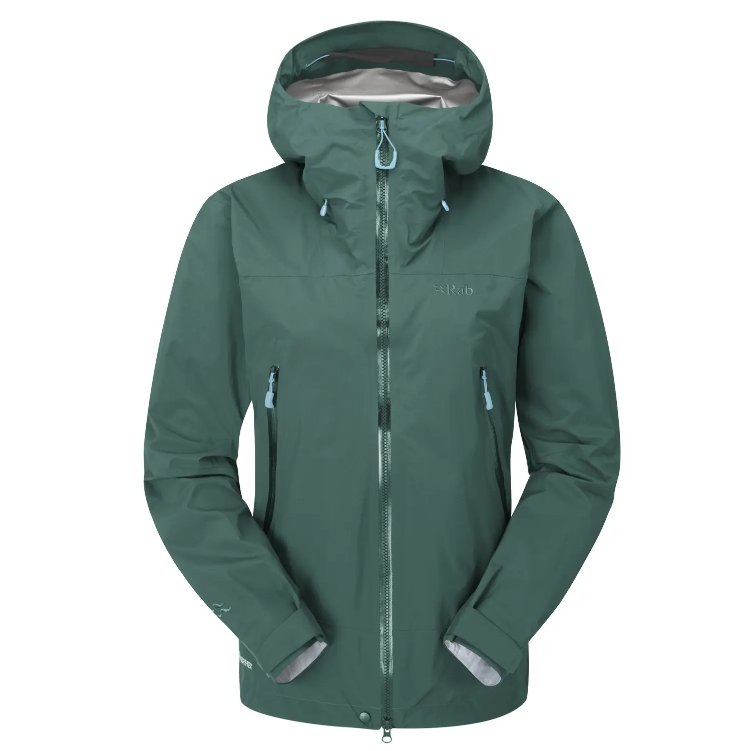 green slate/eucalyptus - Rab Kangri Paclite Plus Jacket Wmns