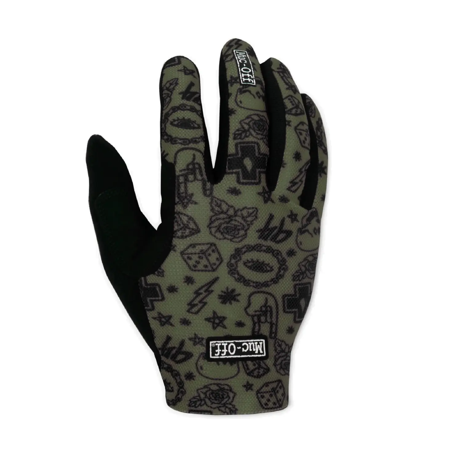 green - Muc-Off Summer Lightweight Mesh Ride Gloves